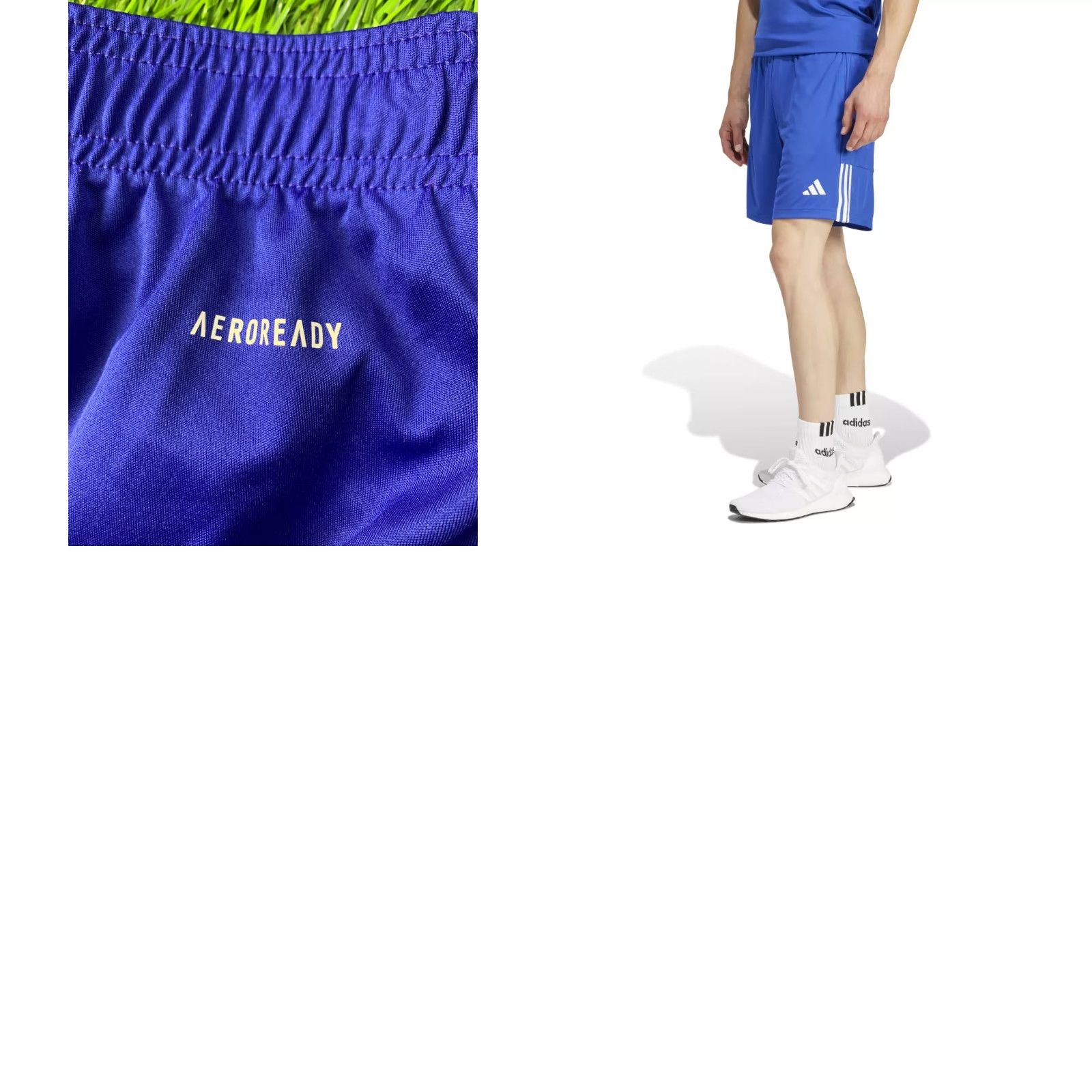 Adidas ADIDAS PERFORMANCE AEROREADY SERENO FOOTBALL SHORTS S MEN BLUE AND WHITE 2024 AdiSERENO Shorts Size US 29 - 8 Thumbnail
