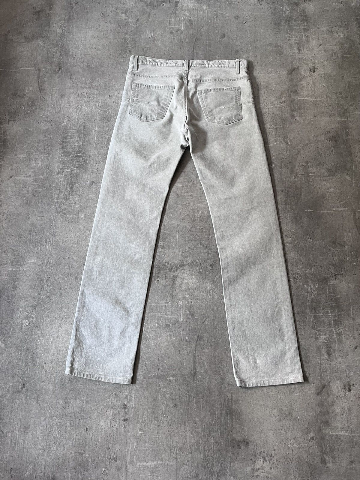 Dior Dior by Hedi Slimane 00s jeans grey white Size US 30 / EU 46 - 6 Thumbnail