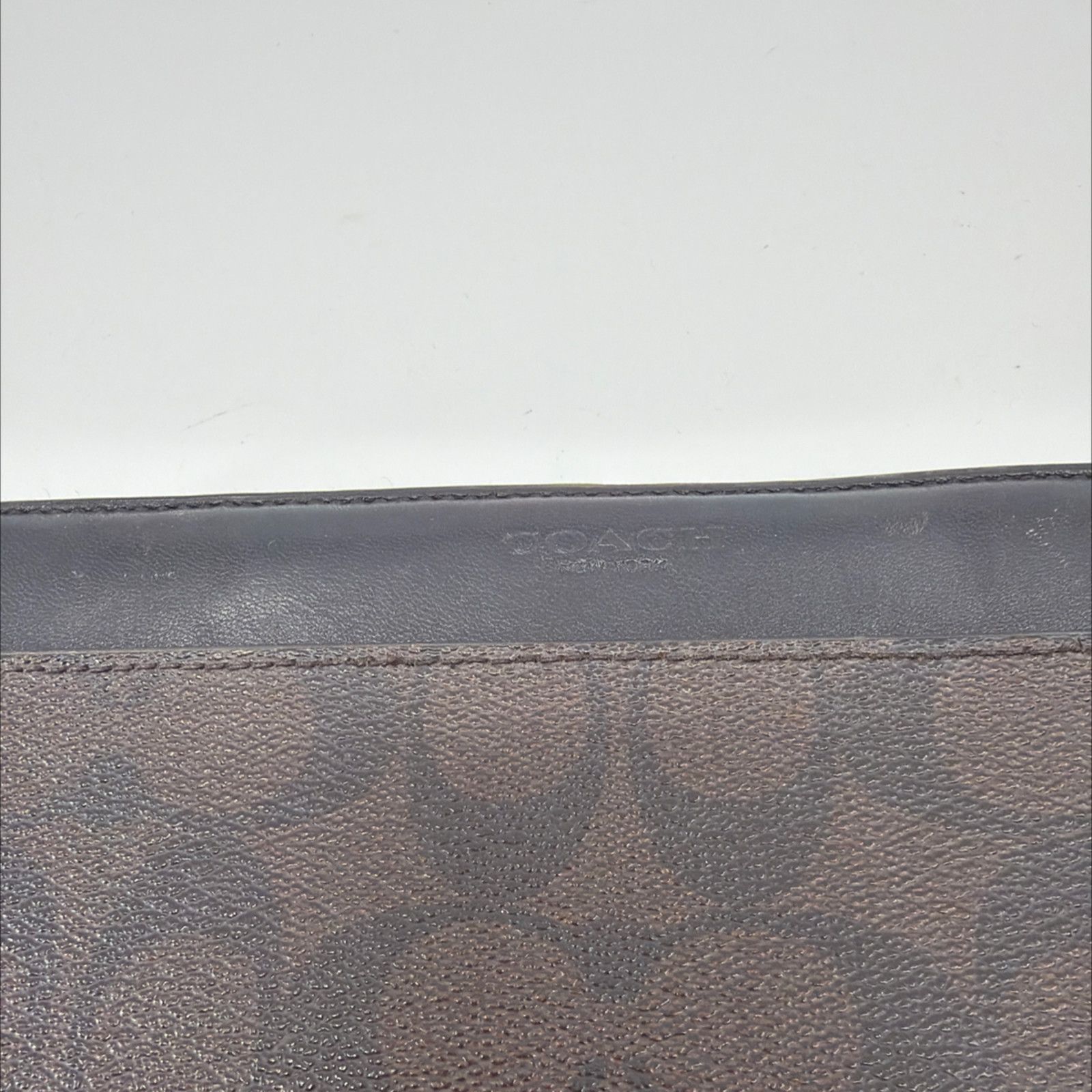 Coach Coach Accordio Zip BrownBlack Signature Coated Canvas Wallet Size ONE SIZE - 2 Thumbnail