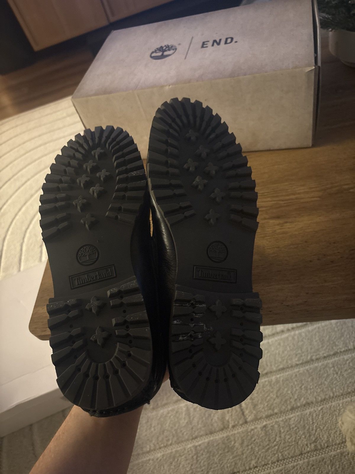 Timberland END. Clothing Timberland 3 Eye Lug Black Size US 12 / EU 45 - 5 Thumbnail