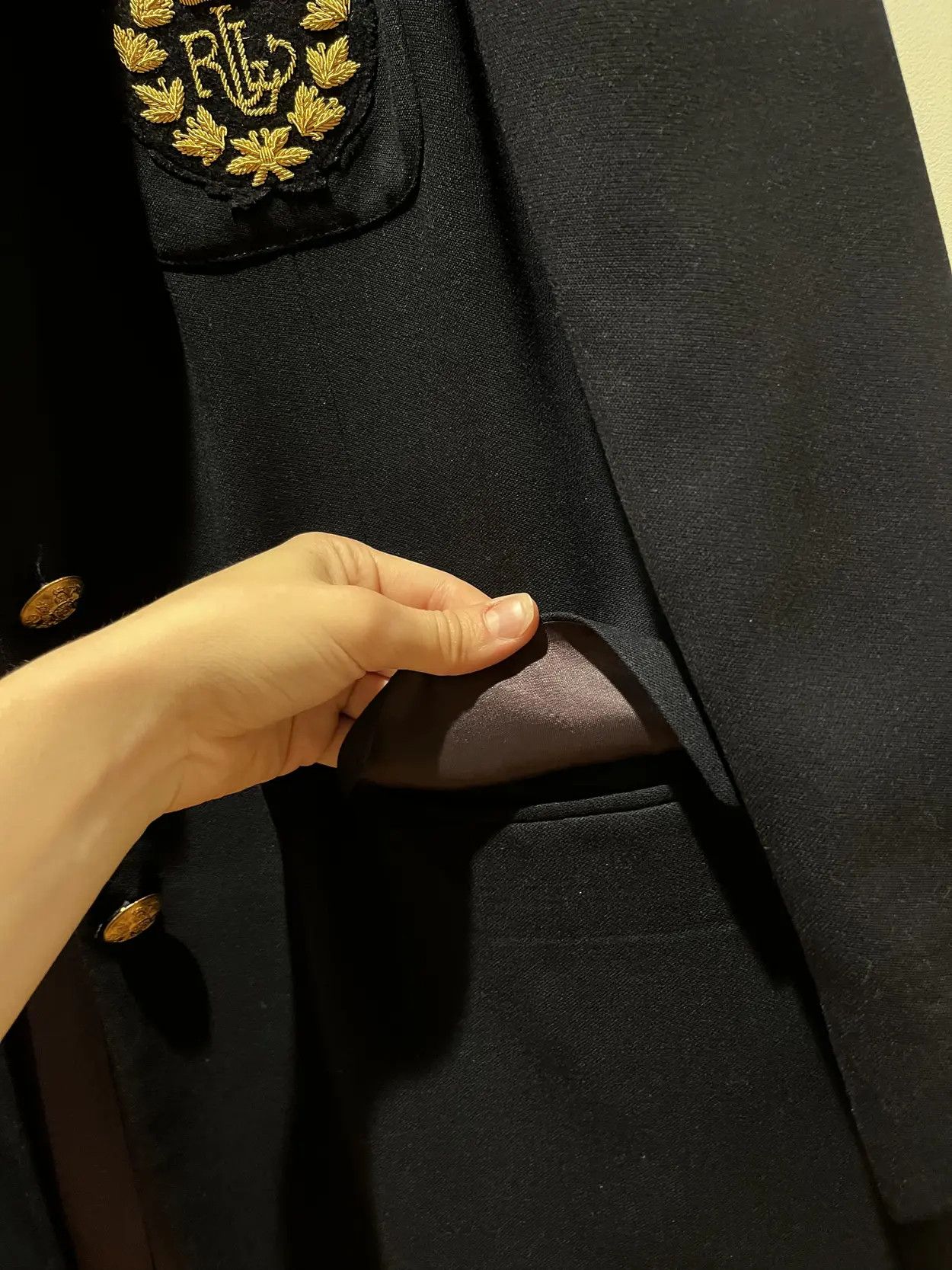 Lauren Ralph Lauren × Polo Ralph Lauren × Ralph Lauren Ralph Lauren Blazer w/ Crest & Crown Size L / US 10 / IT 46 - 7 Thumbnail