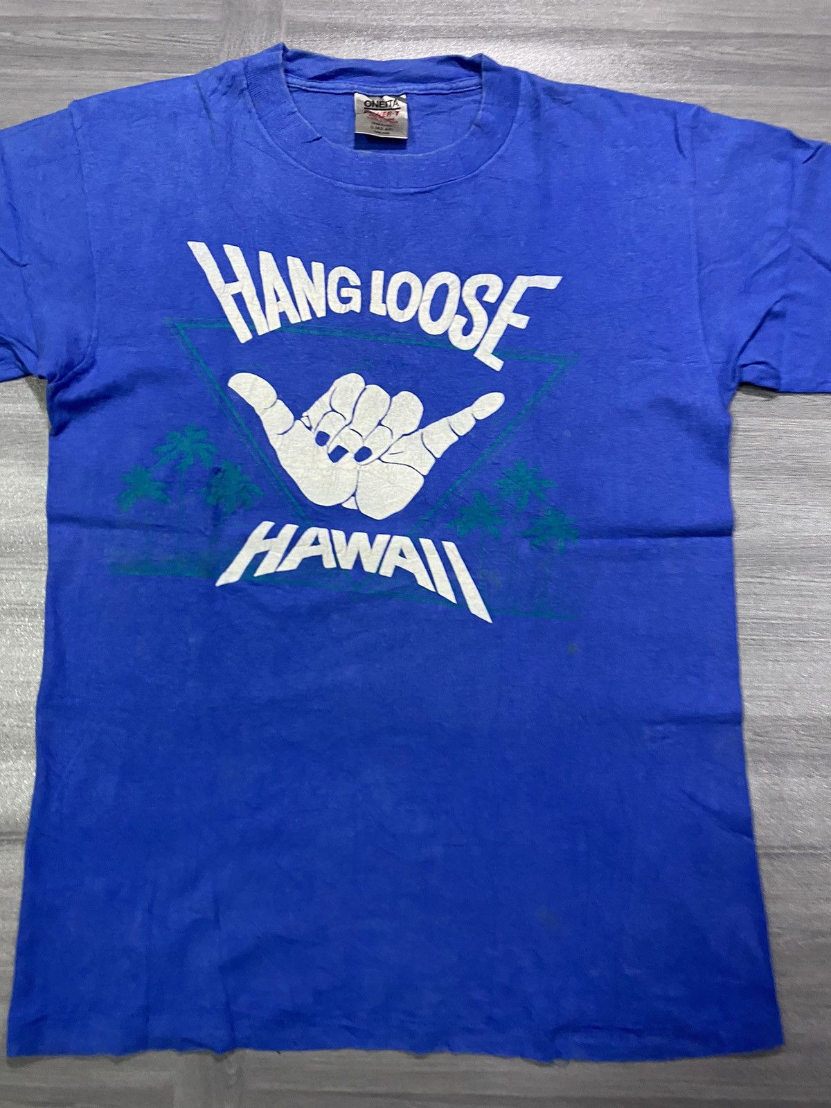 Hanes Vintage 90s Hang Loose Hawaii Shaka Souvenir Size US L / EU 52-54 / 3 - 4 Thumbnail