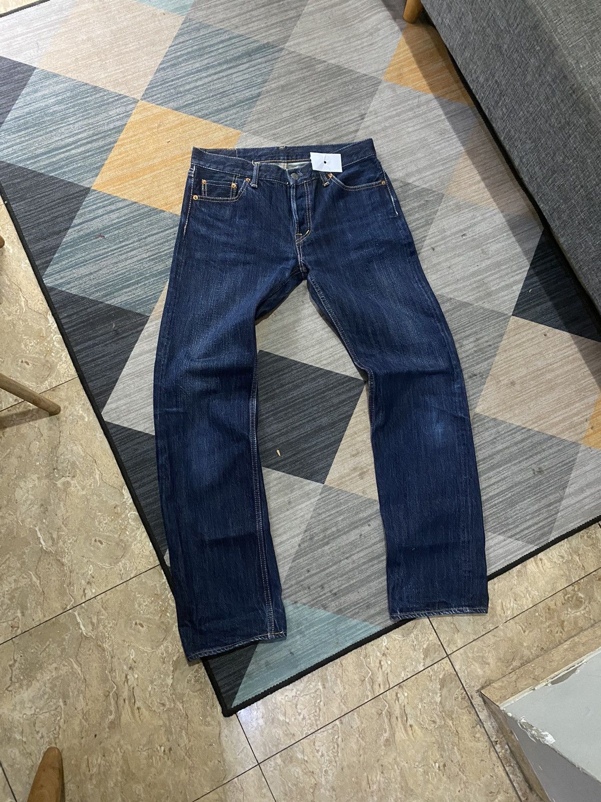 OMNIGOD SELVEDGE BLUE DENIM JEANS