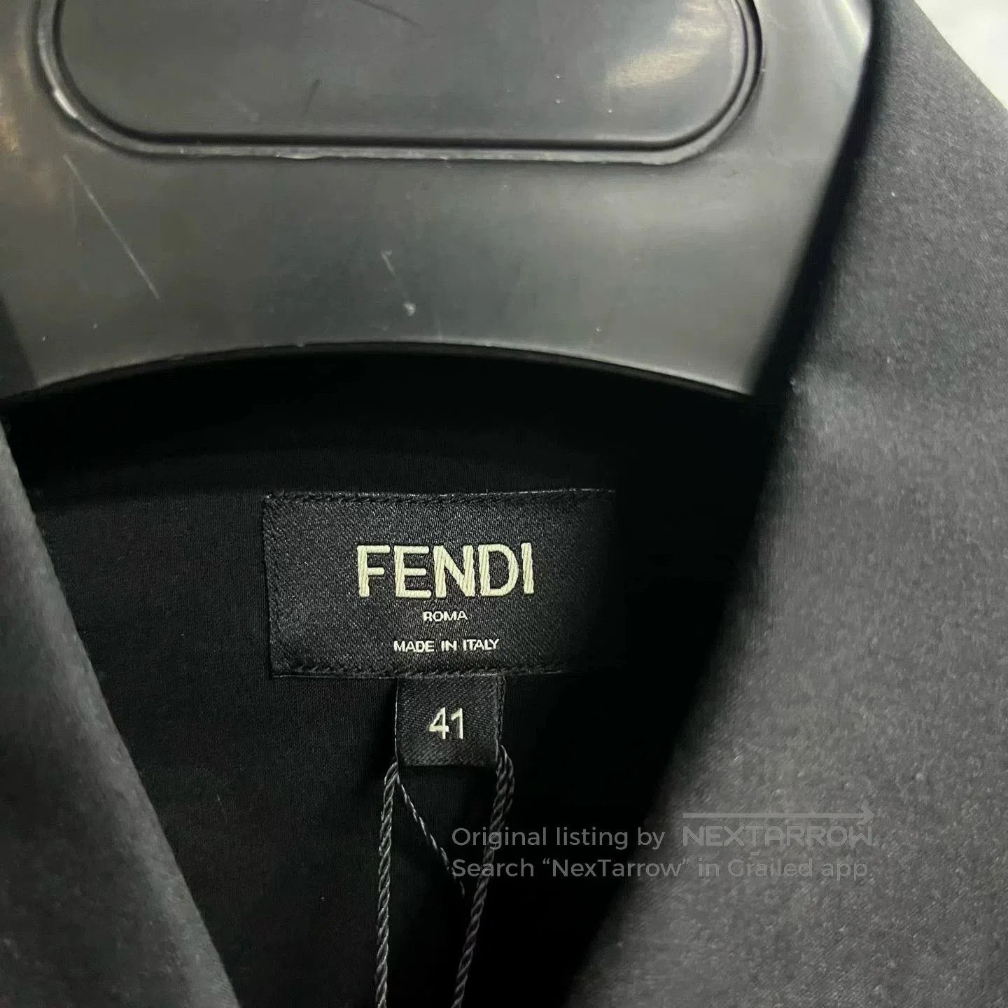 Fendi fendi black embroidered long sleeve shirt. Size US M / EU 48-50 / 2 - 3 Thumbnail