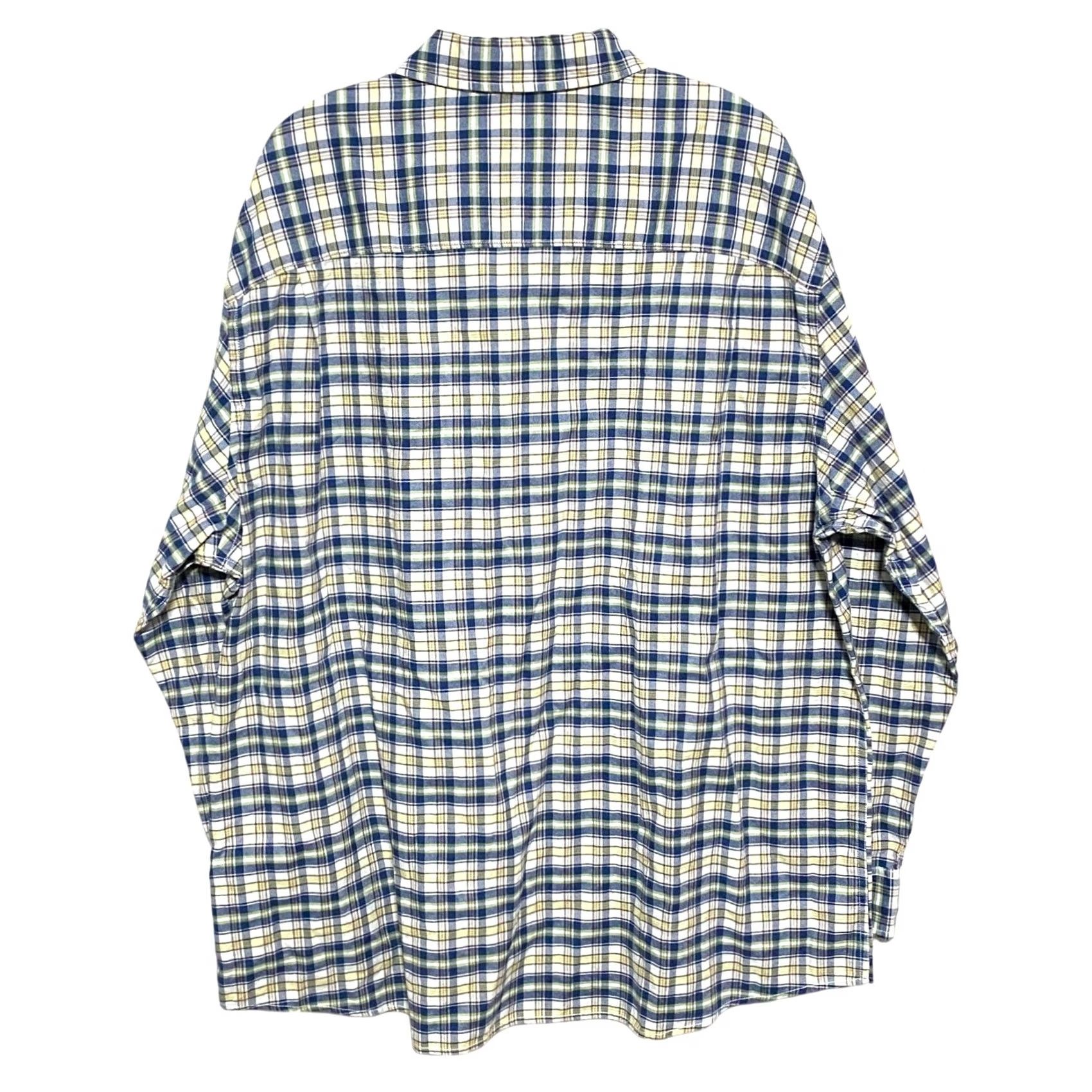 Vintage VINTAGE Rye Button Down Oxford Blue Plaid Shirt Mens 2XL Short Preppy Office Classic NWT Size US XXL / EU 58 / 5 - 3 Thumbnail