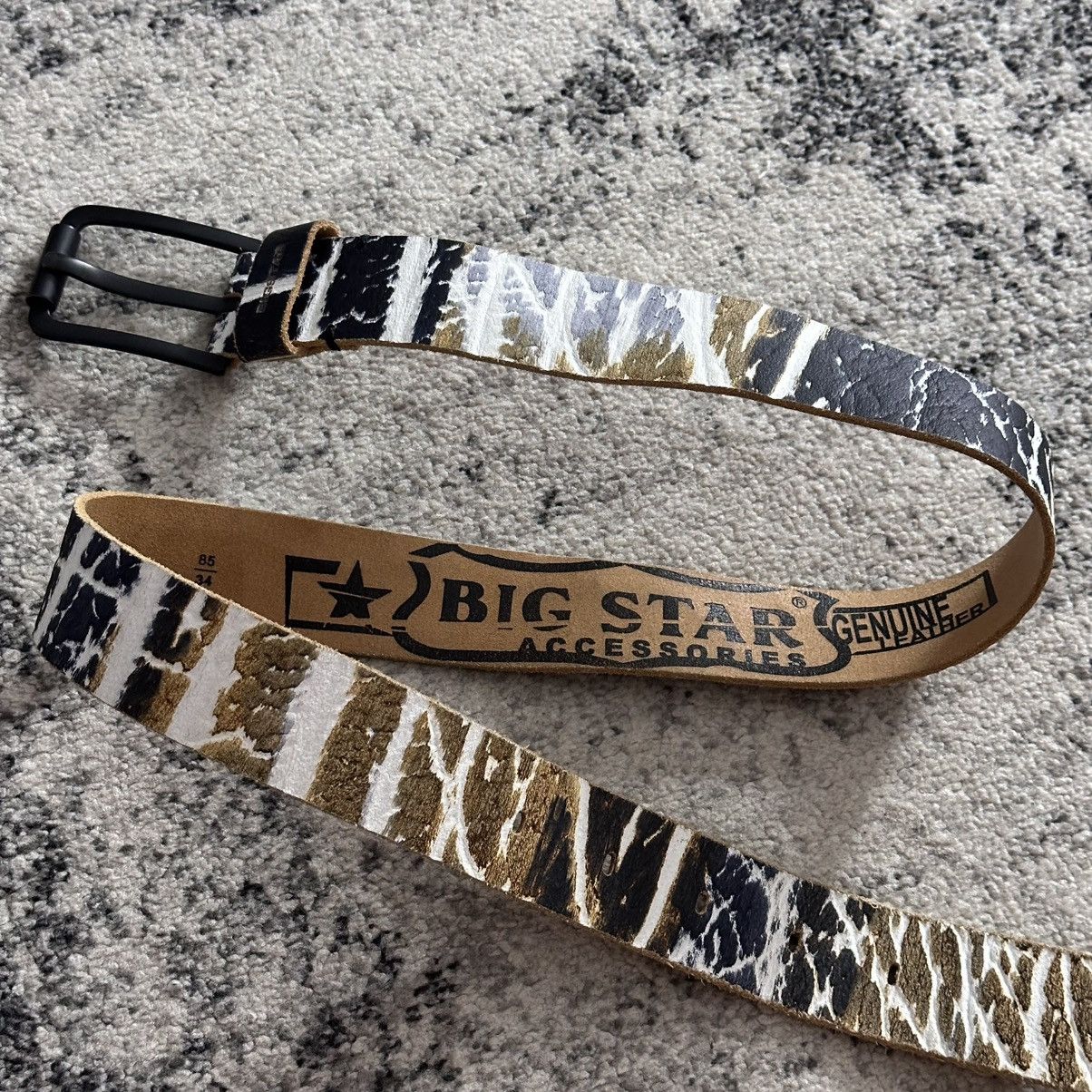 Big Star Big Star Leather Belt Size ONE SIZE - 1 Thumbnail
