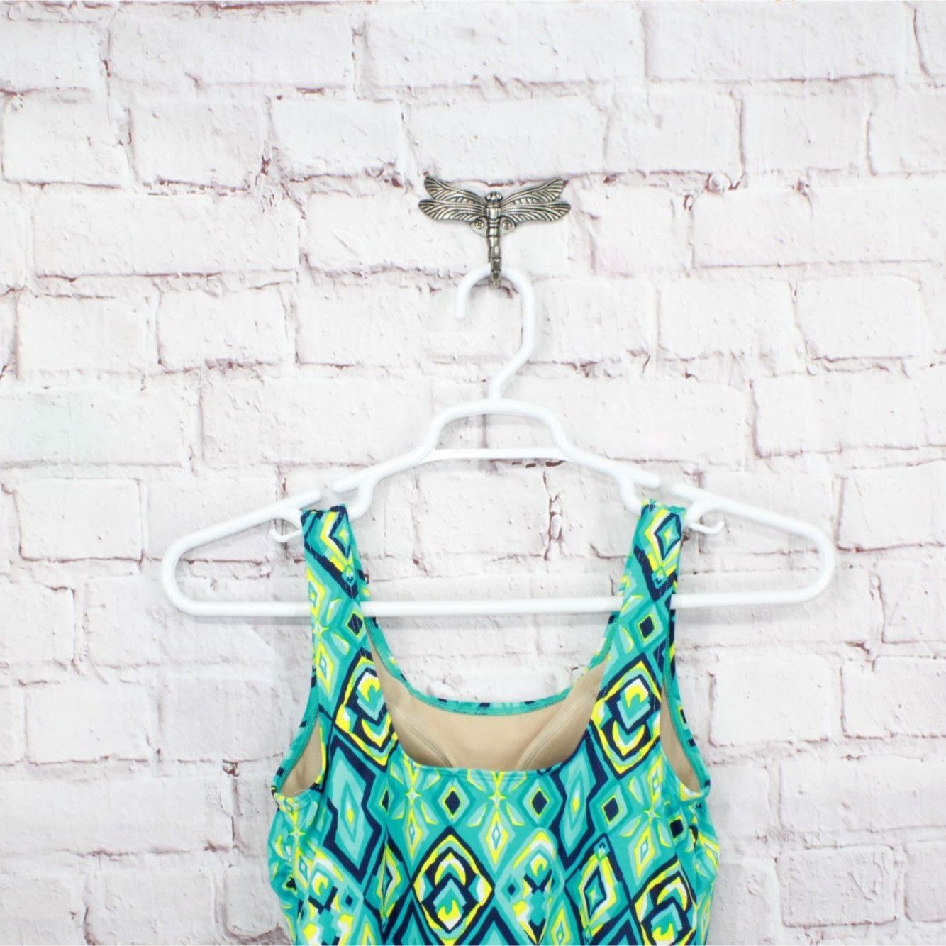 L.L. Bean × Swims LL Bean Women's BeanSport Swimwear Scoopneck Tankini Top Size S / US 4 / IT 40 - 4 Thumbnail
