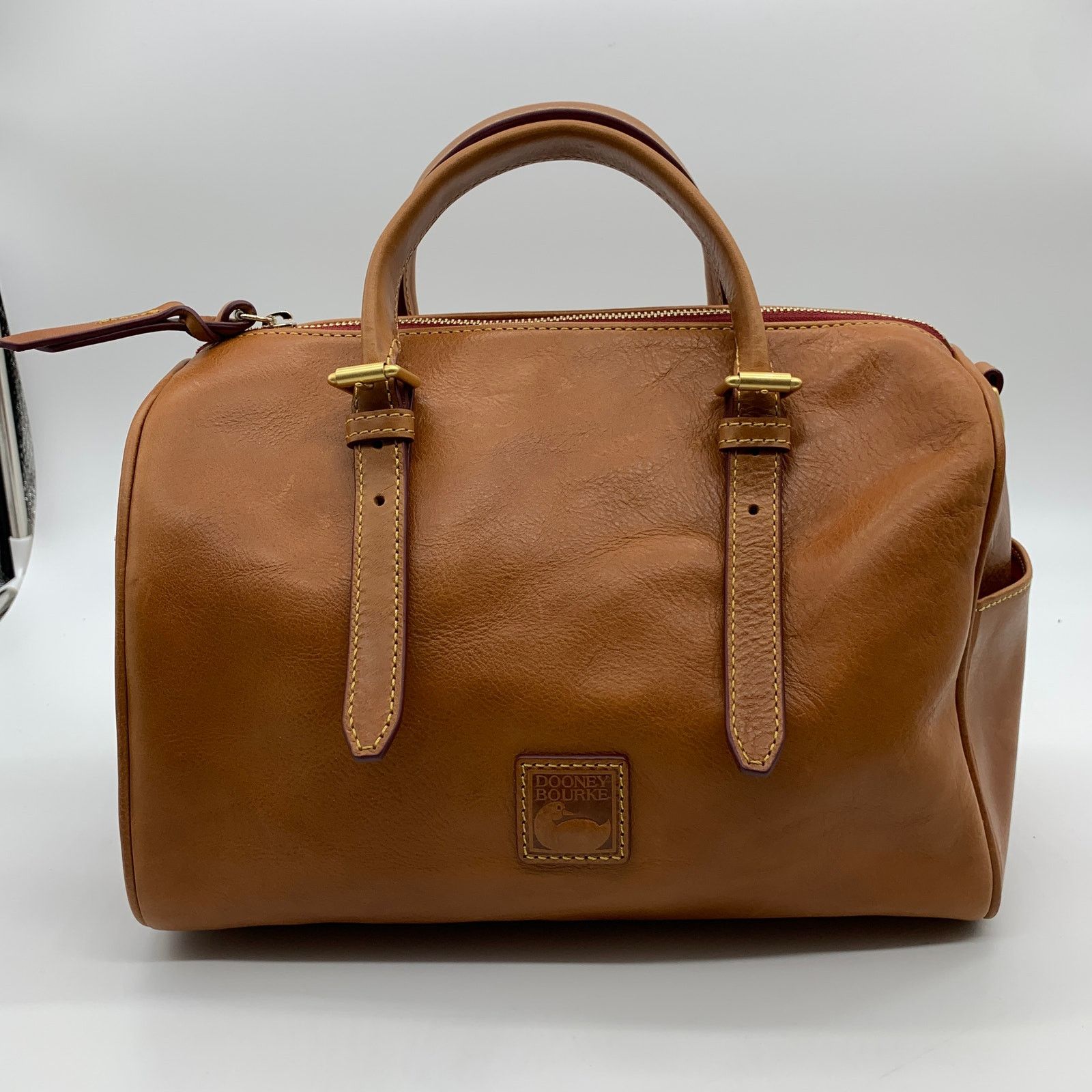 Dooney Bourke Florentine Leather Olivia Satchel Purse