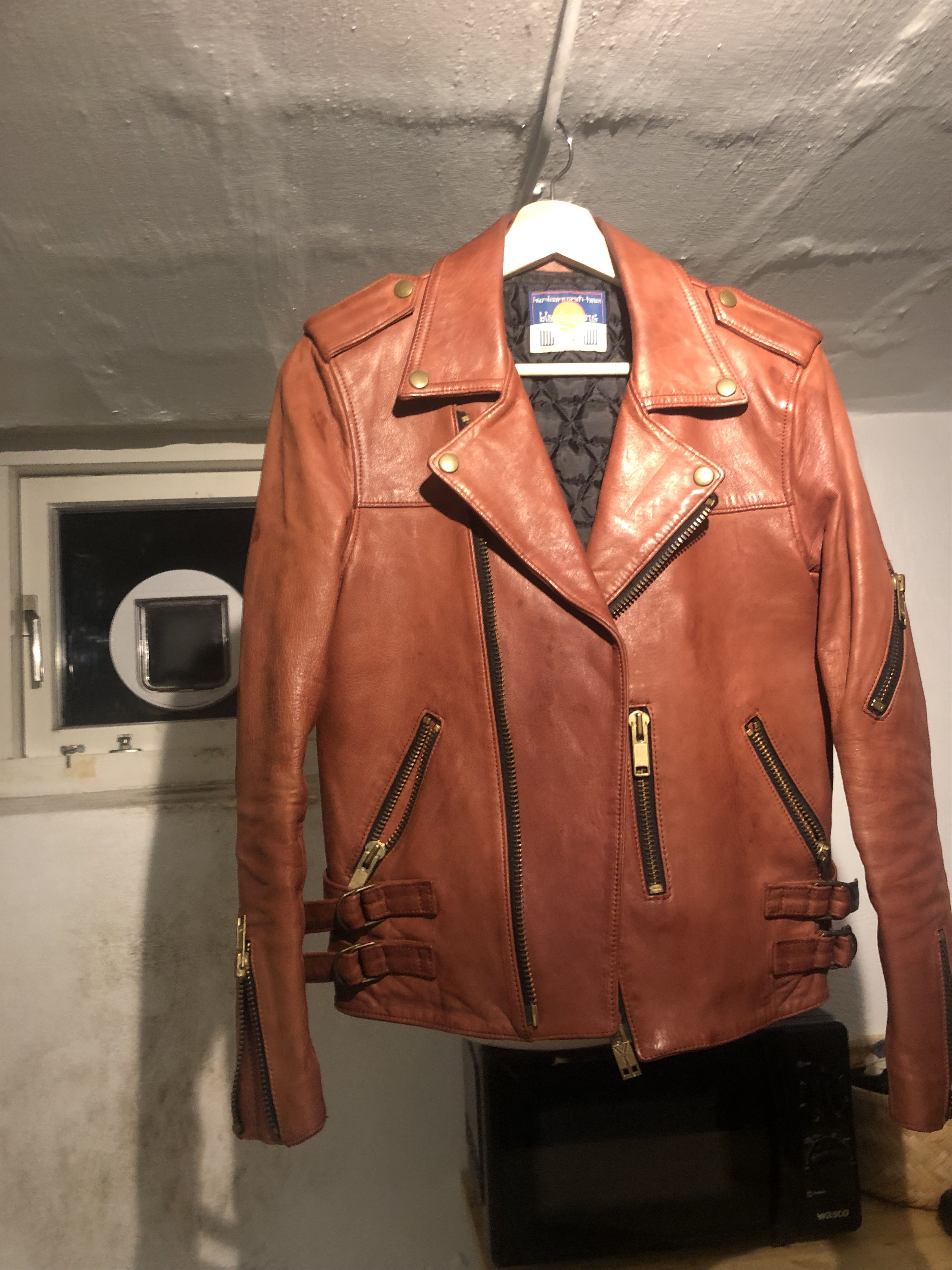 Blackmeans Blackmeans red double rider jacket Size US S / EU 44-46 / 1 - 1 Thumbnail