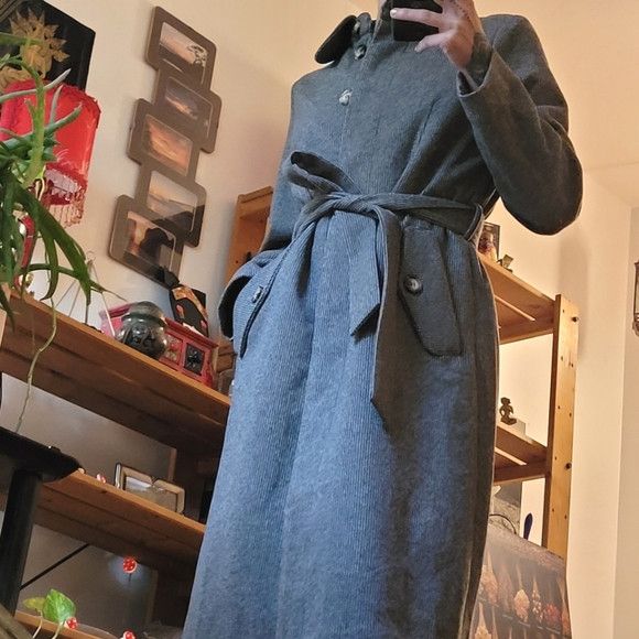 FRNCH Frnch Paris Trenchcoat In Gray Houndstooth Like Print - S Size S / US 4 / IT 40 - 7 Thumbnail