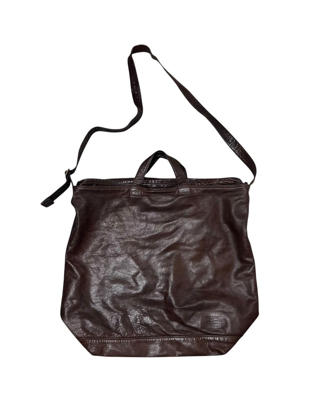 Porter 753 Porter Yoshida leather shoulder bag unisex brown Size ONE SIZE - 1 Thumbnail