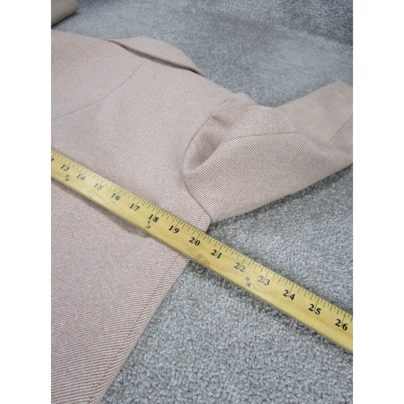 Zara Zara Pea Coat Womens Medium Pink Flannel Casual *Stains Size M / US 6-8 / IT 42-44 - 6 Thumbnail