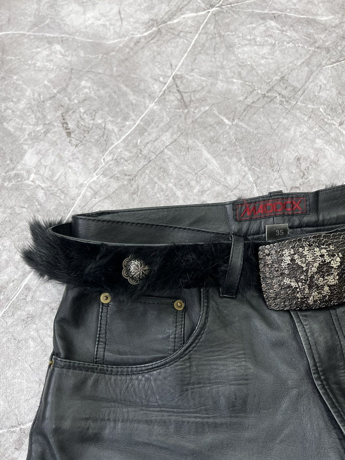 14th Addiction × Japanese Brand VINTAGE FUR 90s metal skull grunde hype belt lgb style Size ONE SIZE - 11 Thumbnail