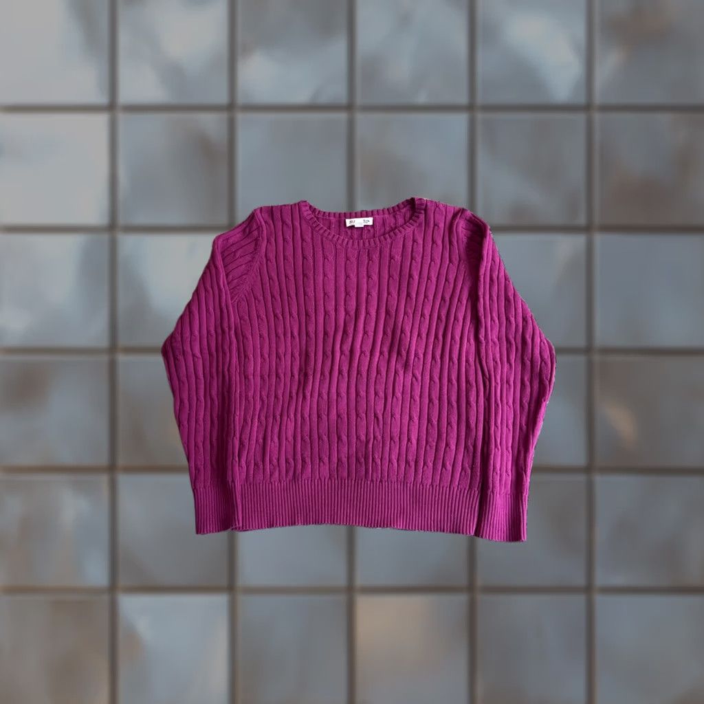 Vintage Vintage St. John Bay Sweater Women’s Size L 90’s Long Sleeve Pullover 3D Knit Size L / US 10 / IT 46 - 1 Thumbnail