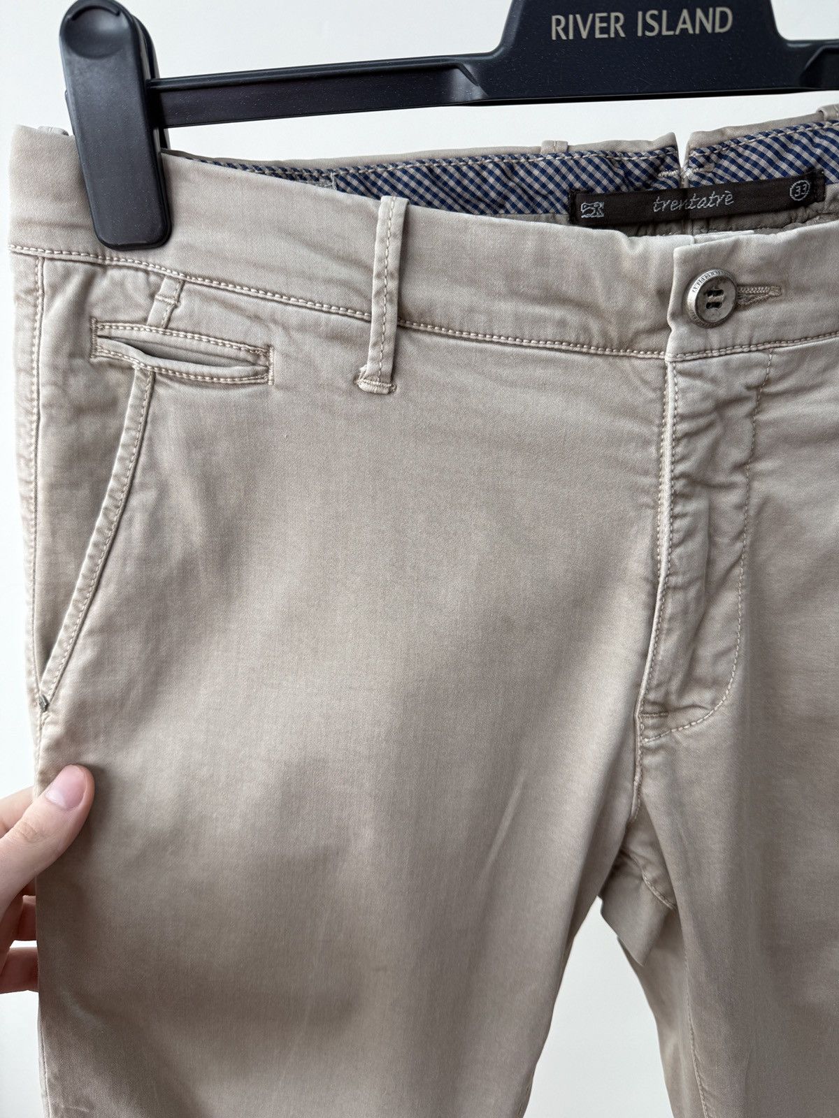 Jacob Cohen Vintage Jacob Cohen Academy Beige Chino Trousers Size US 33 - 5 Thumbnail