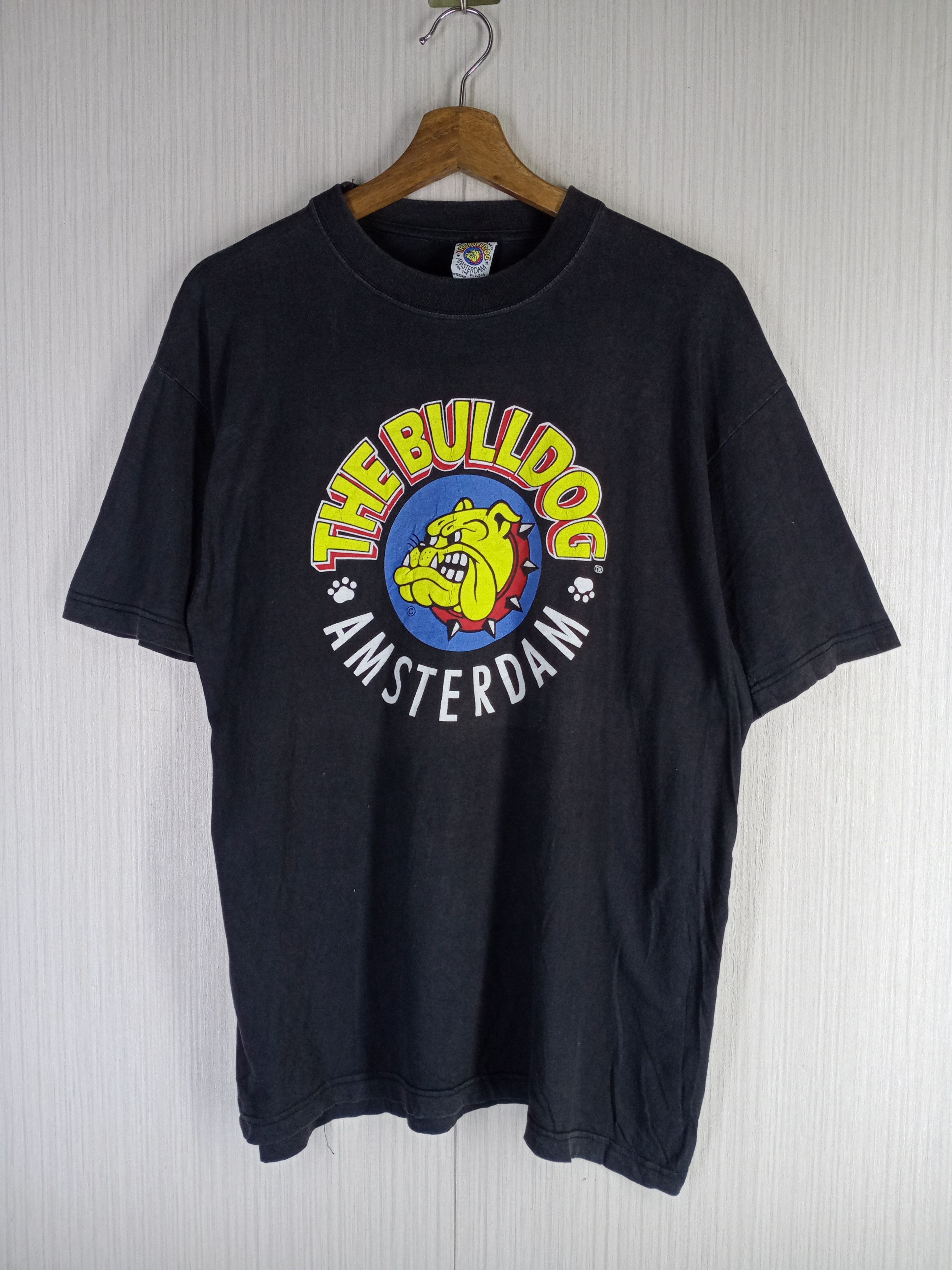 Vintage Rare Vintage 90s The Bulldog Amsterdam Tshirt Size US M / EU 48-50 / 2 - 1 Thumbnail