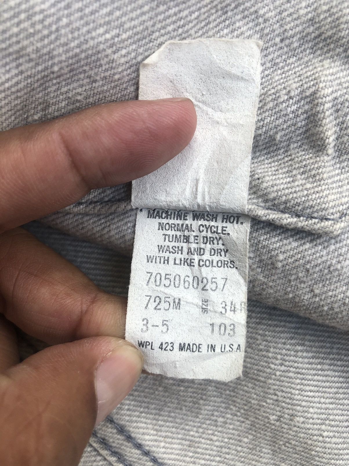 Levi's Vintage 80’s Levi’s Denim Jacket Distressed Denim Size US S / EU 44-46 / 1 - 18 Thumbnail