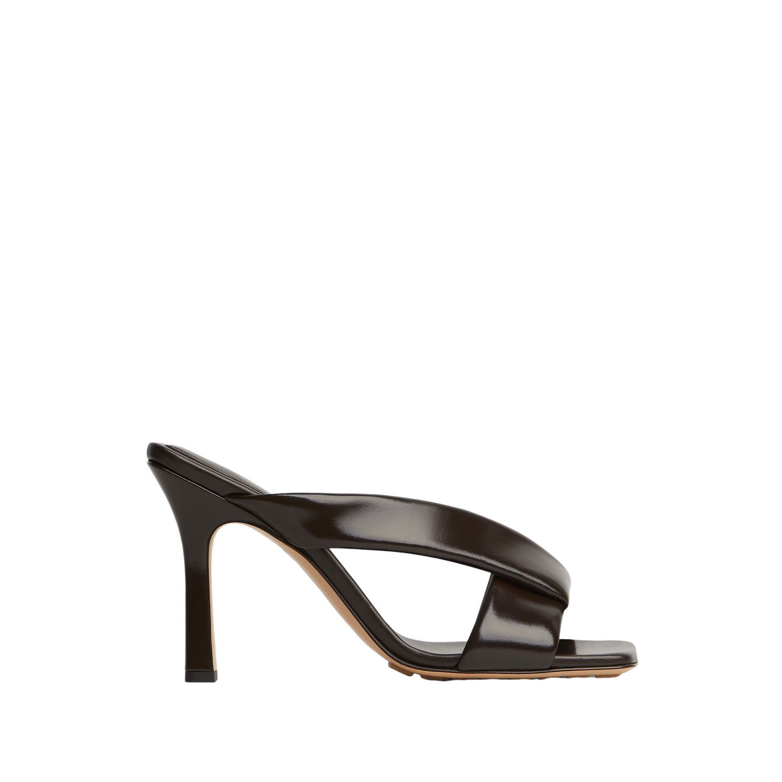 BOTTEGA VENETA Riva $990 Fondant Leather 90mm Mules New & Au