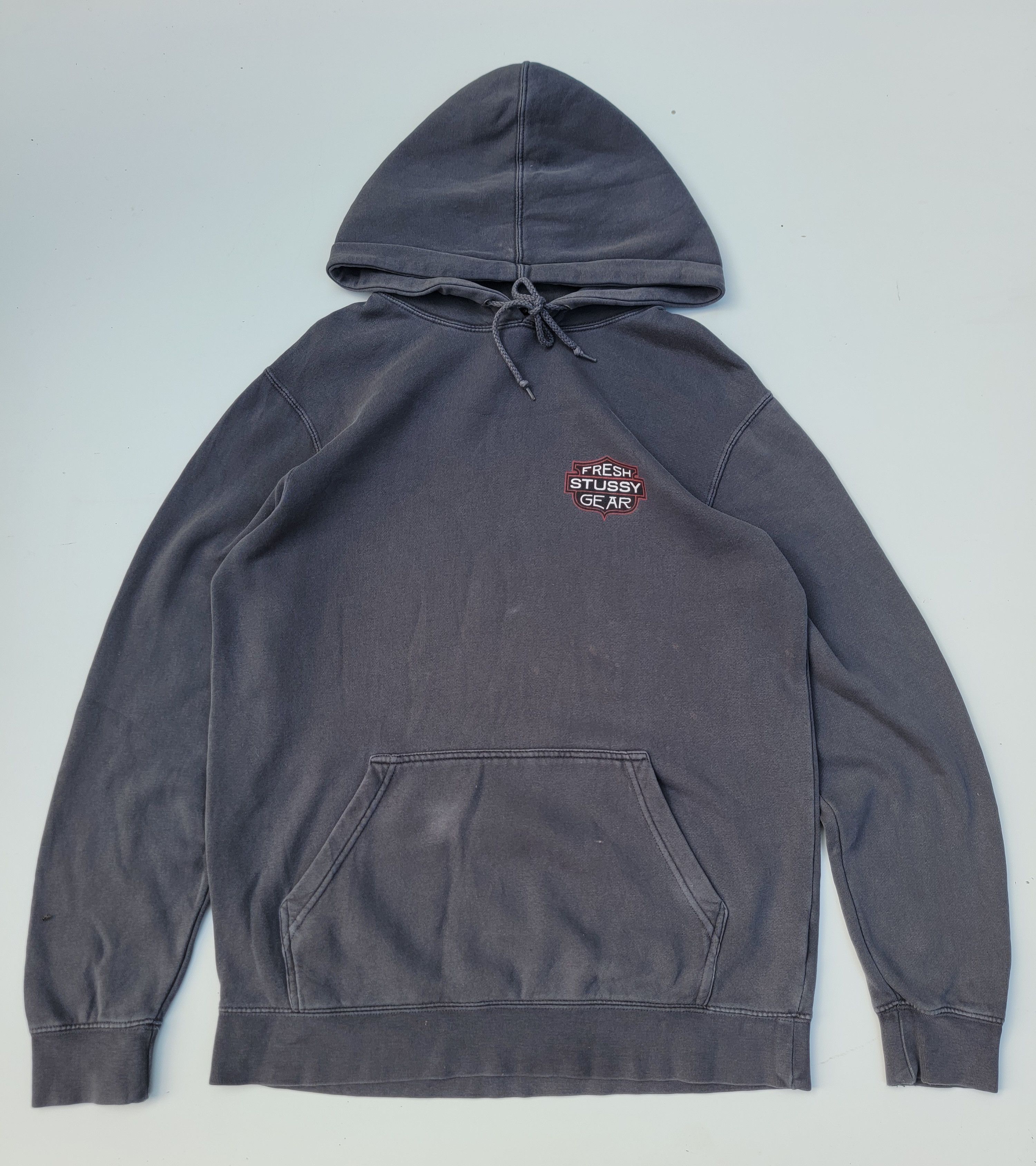 Stussy ✅️Vintage Stussy Gear Hoodie Pullover Size US L / EU 52-54 / 3 - 2 Thumbnail
