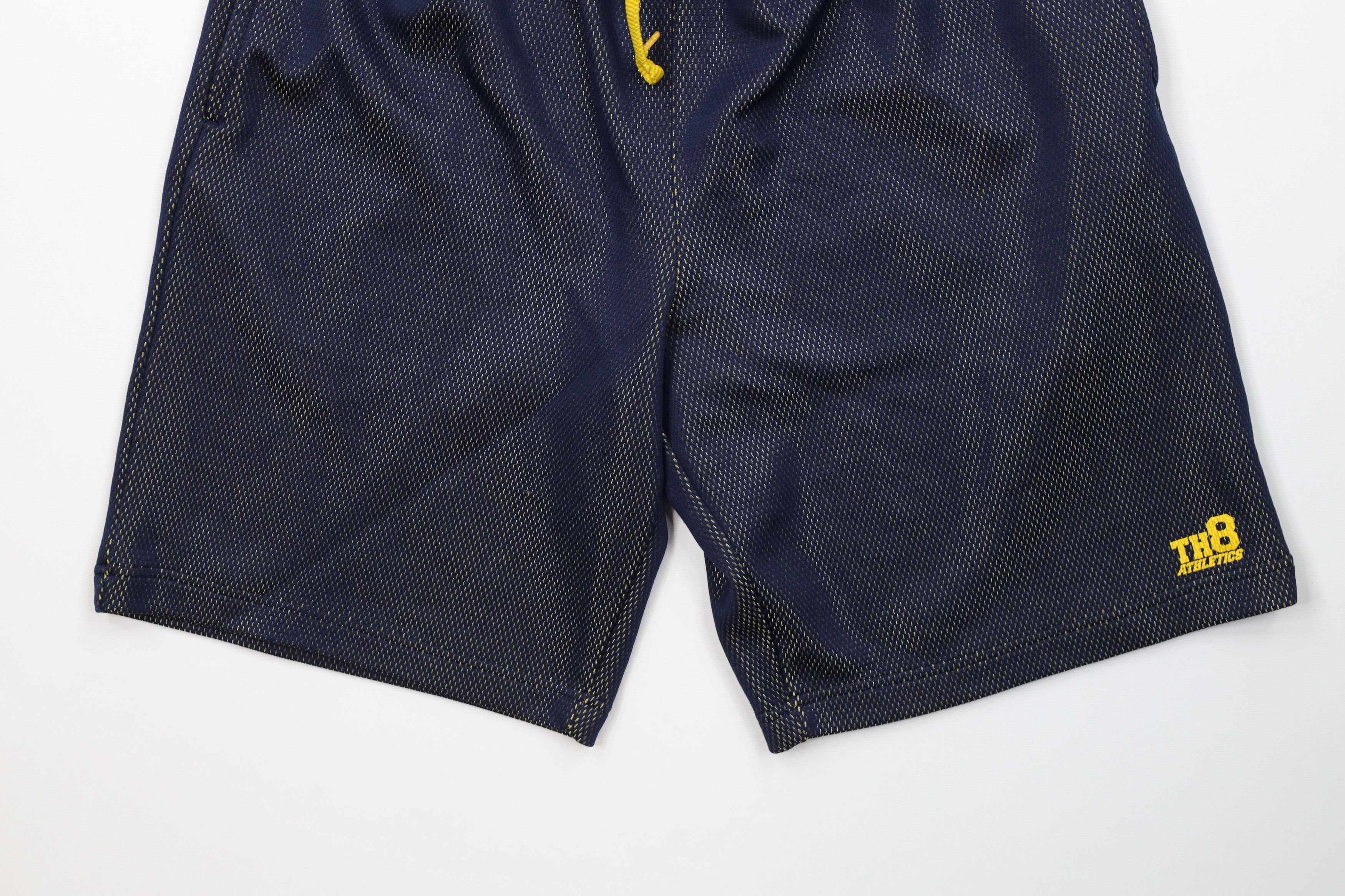 Tommy Hilfiger Vintage 90s Tommy Hilfiger Knit Mesh Above Knee Shorts Blue Size US 34 / EU 50 - 4 Thumbnail
