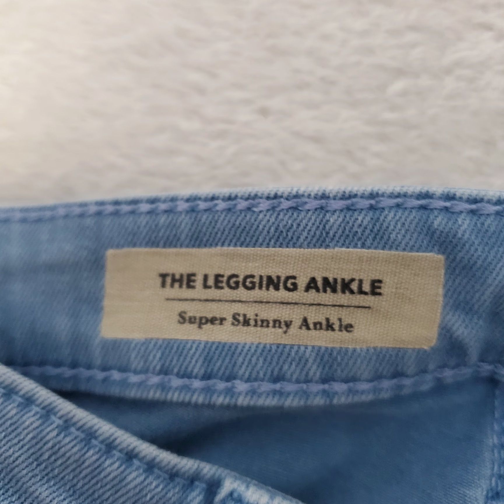 Vintage AG Adriano Goldschmied Womens Jeans 28R Blue The Legging Ankle Super Skinny Size 28" / US 6 / IT 42 - 3 Thumbnail