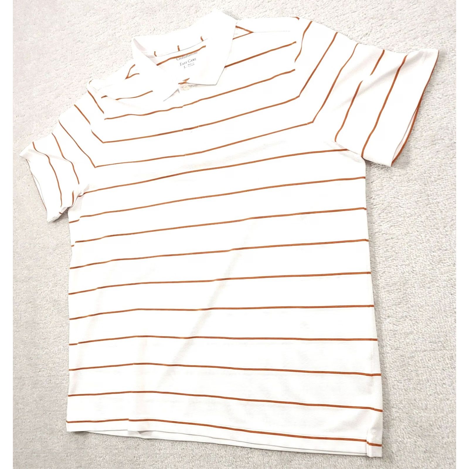 Croft & Barrow Croft & Barrow Polo Shirt Mens Large Performance Golf Short Sleeve Stripe Shirt Size US L / EU 52-54 / 3 - 2 Thumbnail