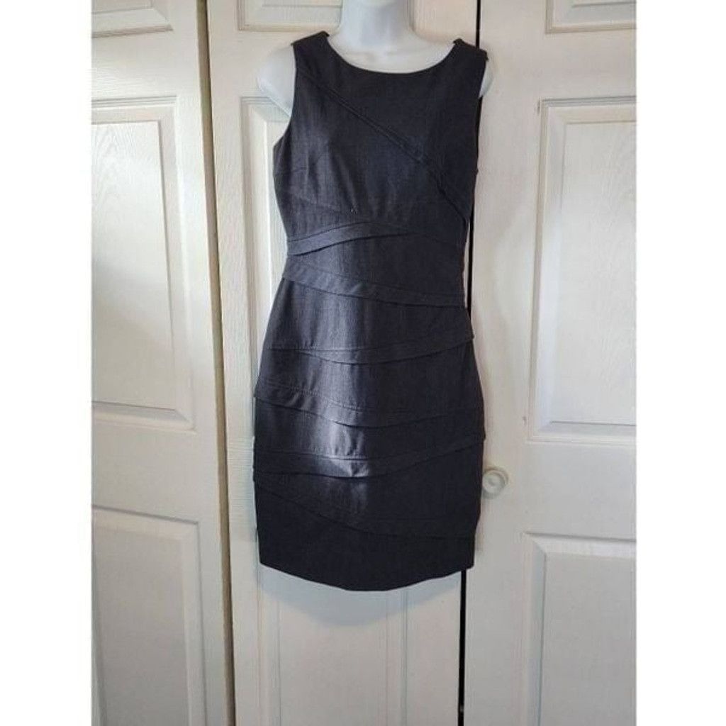 Calvin Klein Calvin Klein Gray Dress Size XS / US 0-2 / IT 36-38 - 2 Thumbnail
