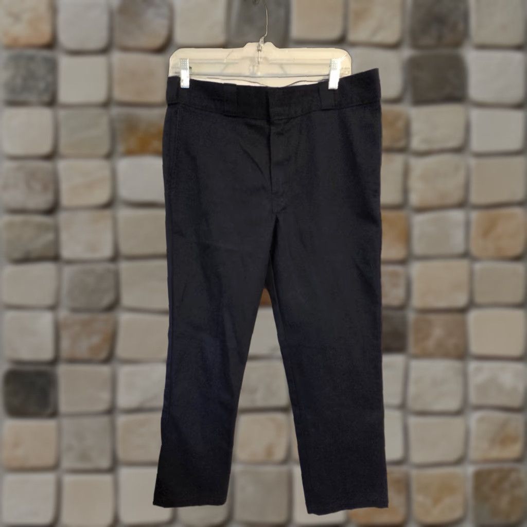 Dickies Dickies Uniform Work Pants 874 Navy Blue 34 x 30 Grip Original Fit Pants Mens Size US 34 / EU 50 - 1 Thumbnail