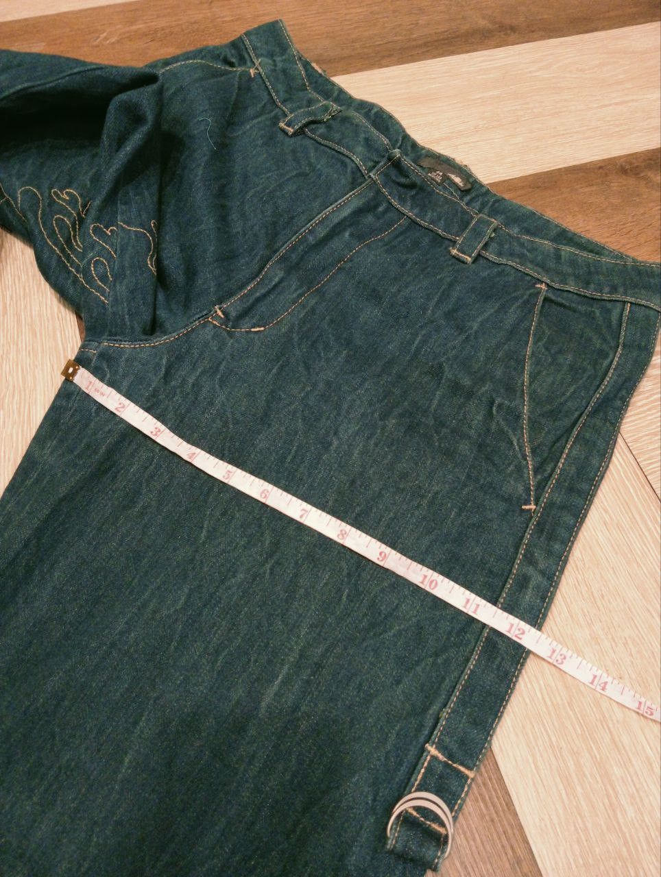 Lad Musician LAD MUSICIAN FLAME BONDAGE DENIM PANTS Size US 32 / EU 48 - 16 Thumbnail