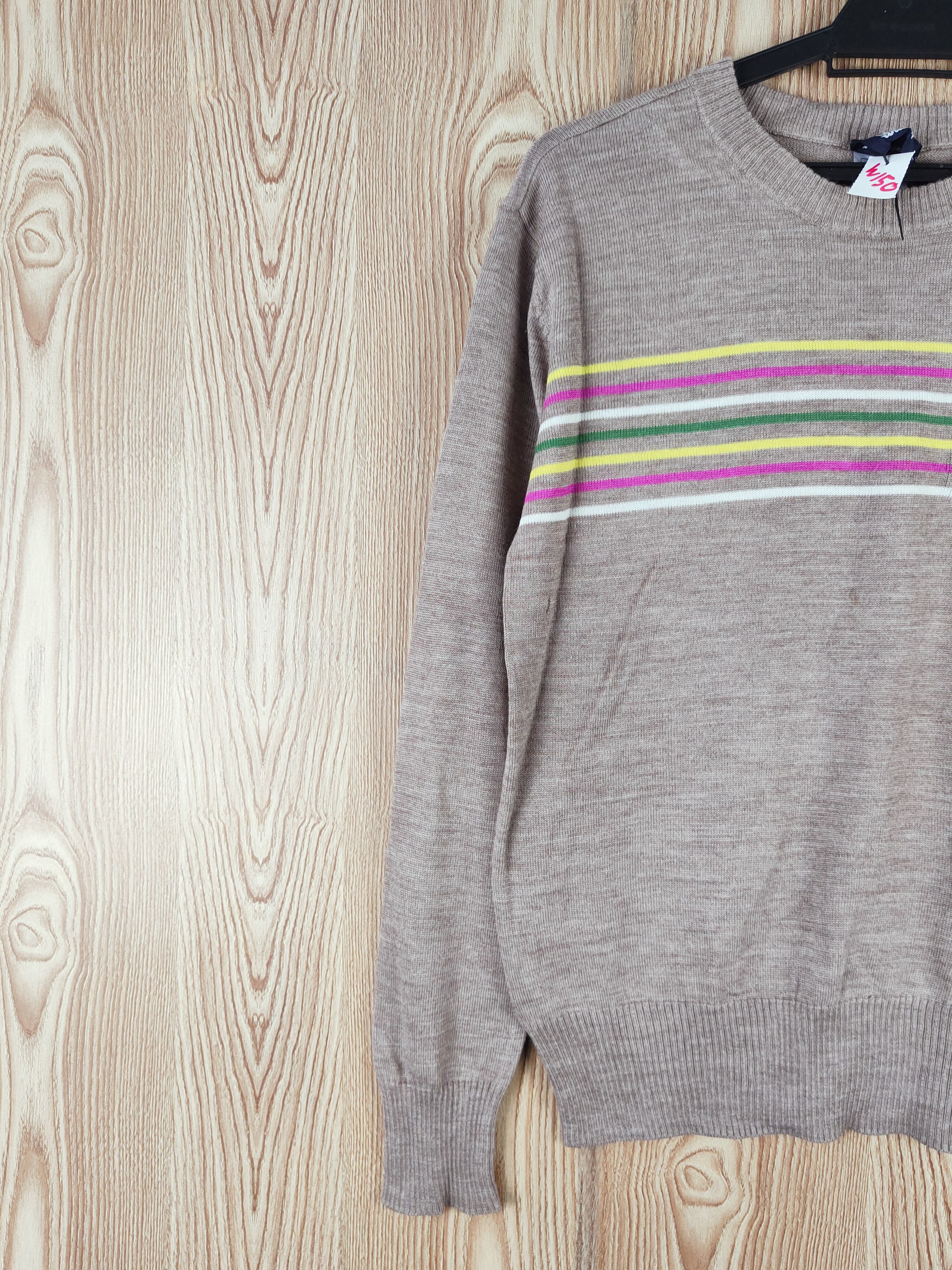 Japanese Brand Wilson Brown Knitwear Sweatshirts #W150 Size M / US 6-8 / IT 42-44 - 4 Thumbnail