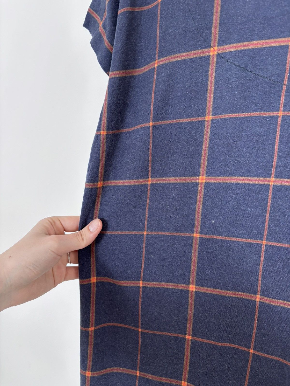 Barbour Barbour Summer Tartan Women’s Navy Blue T-Shirt Blouse Top Size M / US 6-8 / IT 42-44 - 14 Thumbnail
