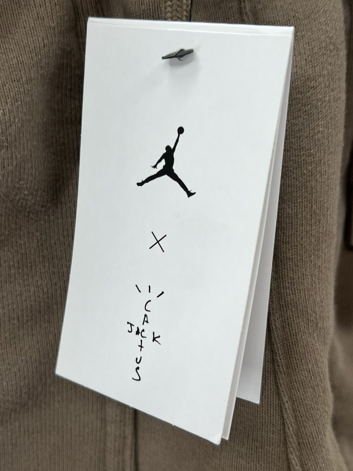 Jordan Brand Jordan x Travis Scott Fleece Pants Brown Medium DZ5508-275 Size US 34 / EU 50 - 5 Thumbnail