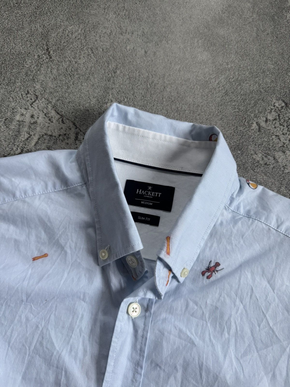 Hackett Hackett London M all printed sailor theme shirt button up Size US M / EU 48-50 / 2 - 7 Thumbnail