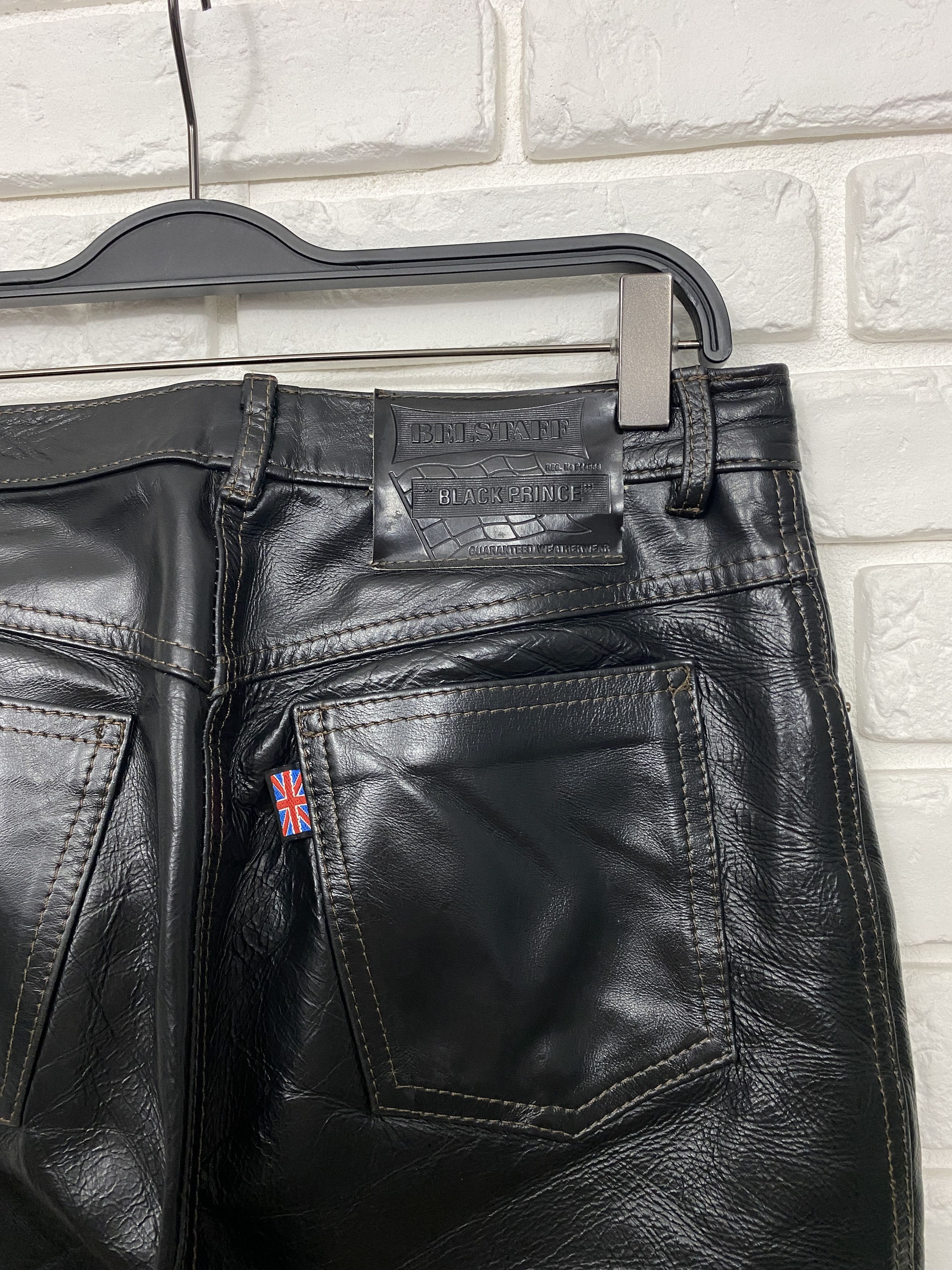 Belstaff Belstaff Black Prince Leather Pants Motorcycle Trousers 44 Size 30" / US 8 / IT 44 - 9 Thumbnail
