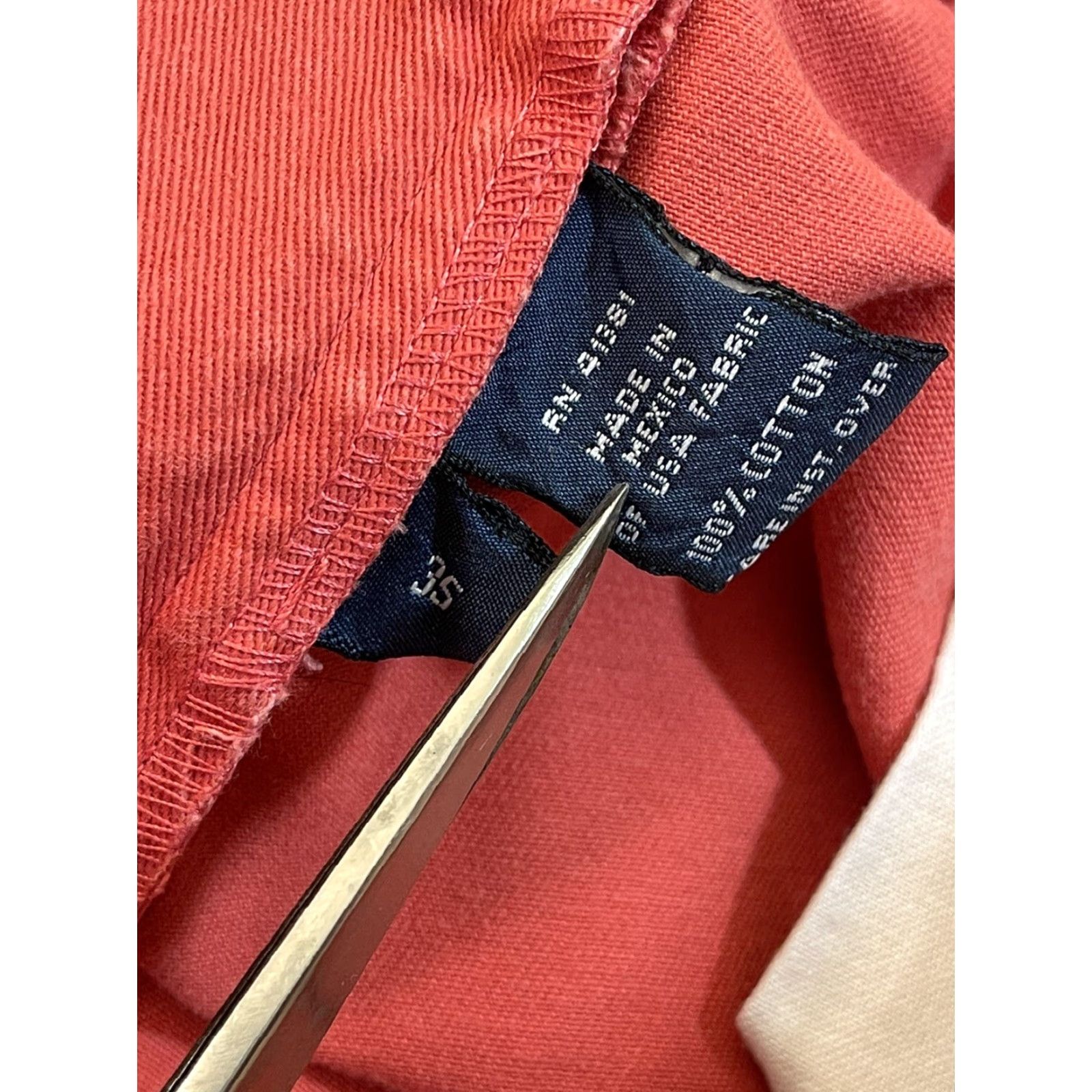 Polo Ralph Lauren VINTAGE Polo Ralph Lauren Mens Chino Shorts 90s Casual Flat Front Cotton 35 Red Logo Embroidered 80s 90s American Preppy Mens Size US S / EU 44-46 / 1 - 3 Thumbnail
