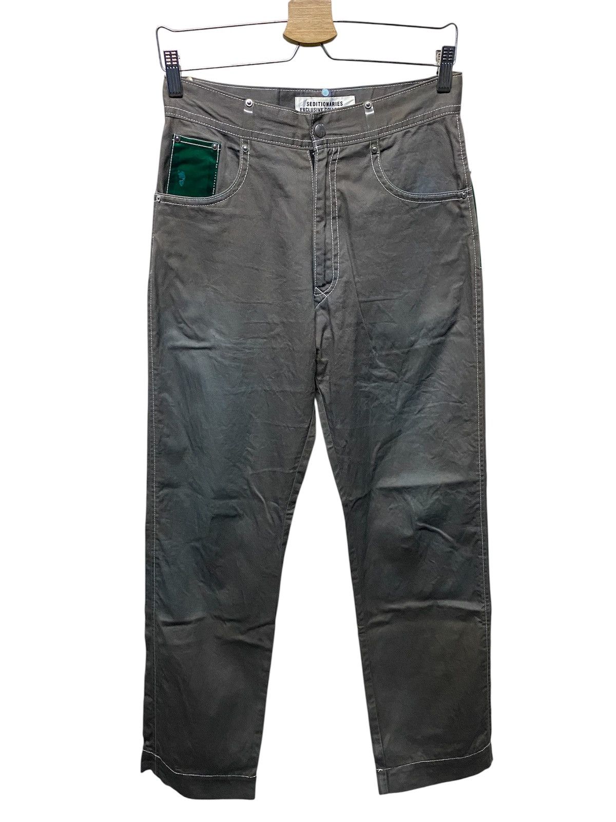 Seditionaries Seditionaries 666 Sex Original Vinyl Pocket Trouser Size US 29 - 4 Thumbnail