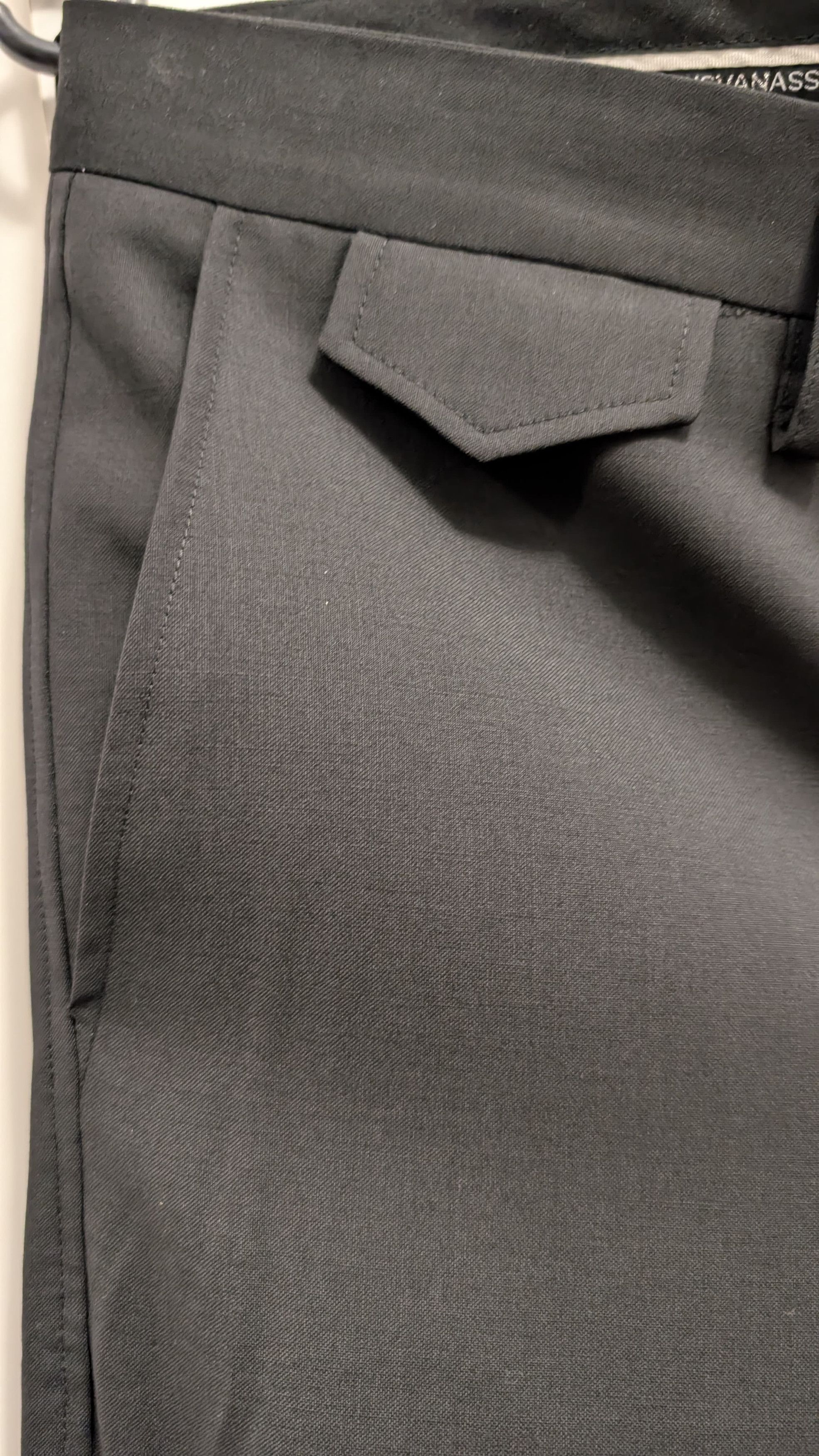 Kris Van Assche Kris Van Assche Thin Wool Flat Front Trousers 48 M Italy Size US 32 / EU 48 - 2 Thumbnail