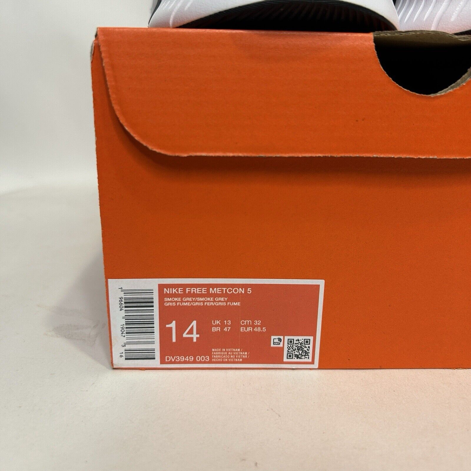 Nike Nike Free Metcon 5 TB “Gunsmoke/Grey White Black” 2024 Size US 14 / EU 47 - 6 Thumbnail