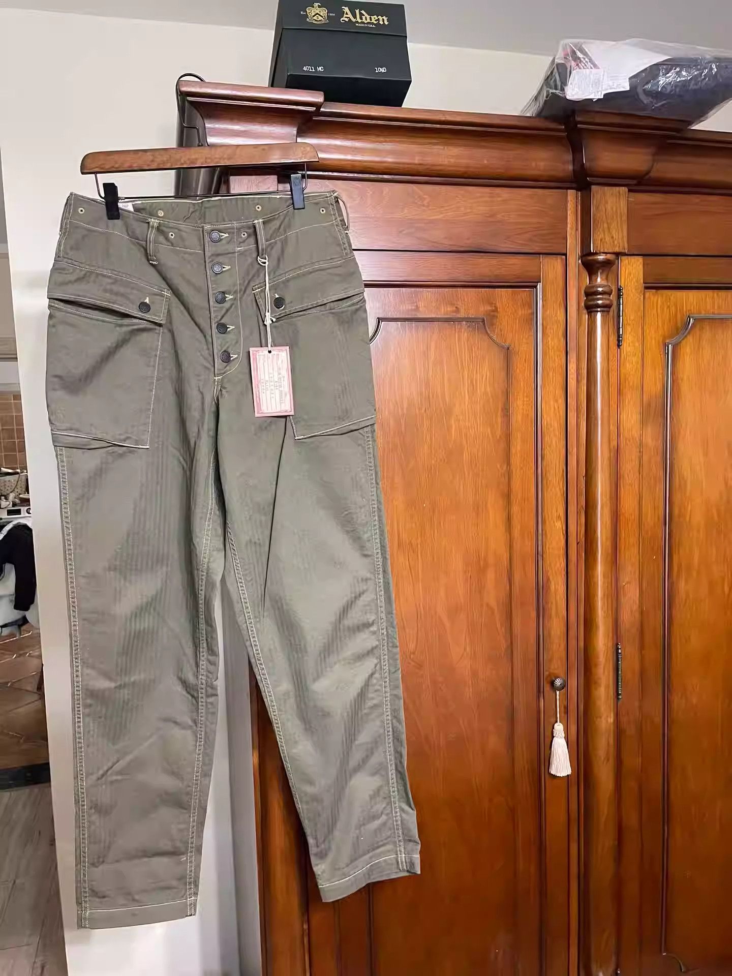 Image of Freewheelers M44 Pants in Green, Men's (Size 36)