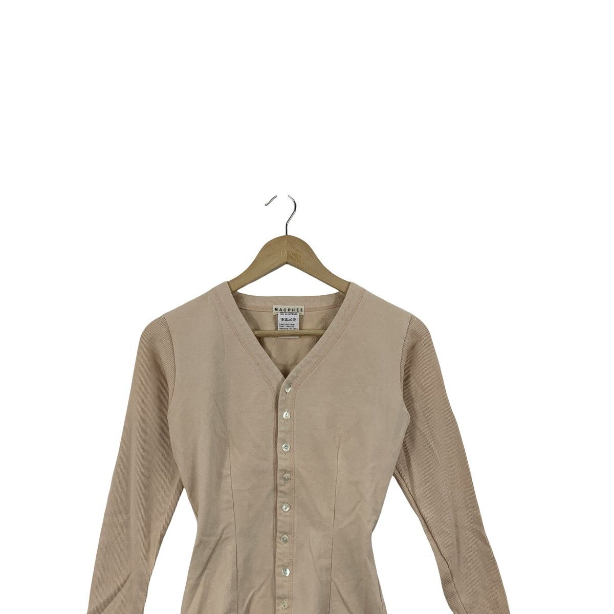 Vintage Vintage MACPHEE TOMORROWLAND Collection Ribbed Cardigan Size XS / US 0-2 / IT 36-38 - 2 Thumbnail