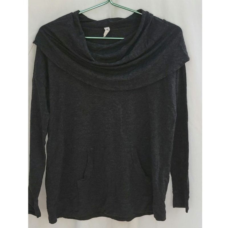 Pieces Uniques Pieces Gray Cowl Neck Long Sleeve Sweater Size Small Size S / US 4 / IT 40 - 1 Thumbnail