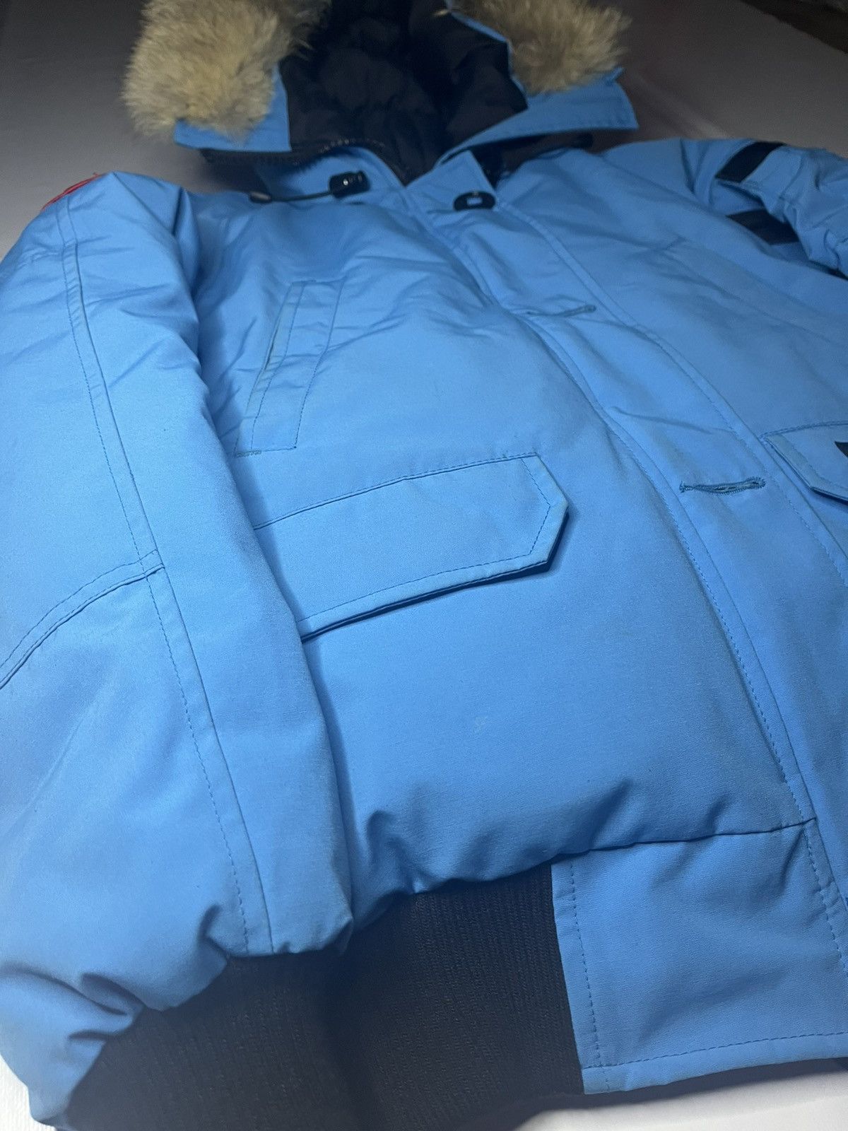 Canada Goose Canada Goose Chilliwack Bomber Blue Arctic Program Fur Hood Size US S / EU 44-46 / 1 - 4 Thumbnail