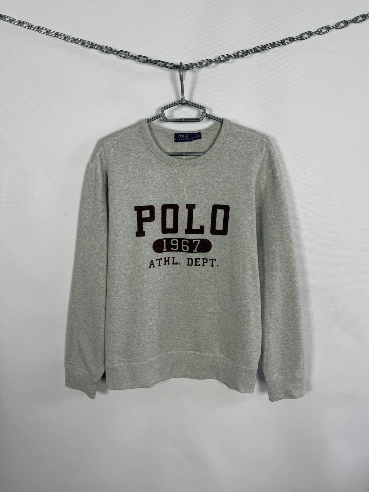 Polo Ralph Lauren Polo Ralph Lauren Crew Sweatshirt Big Logo Pullover Size L Size US L / EU 52-54 / 3 - 1 Thumbnail