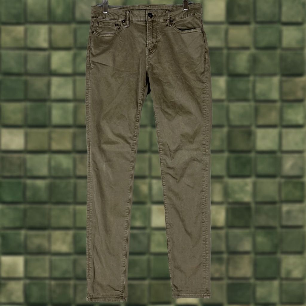 American Eagle Outfitters American Eagle Outfitters Jeans Khaki Pants Slim 30x32 Beige Tan Mid Rise Mens Skinny Pockets Stretch Beig e Size US 30 / EU 46 - 1 Thumbnail