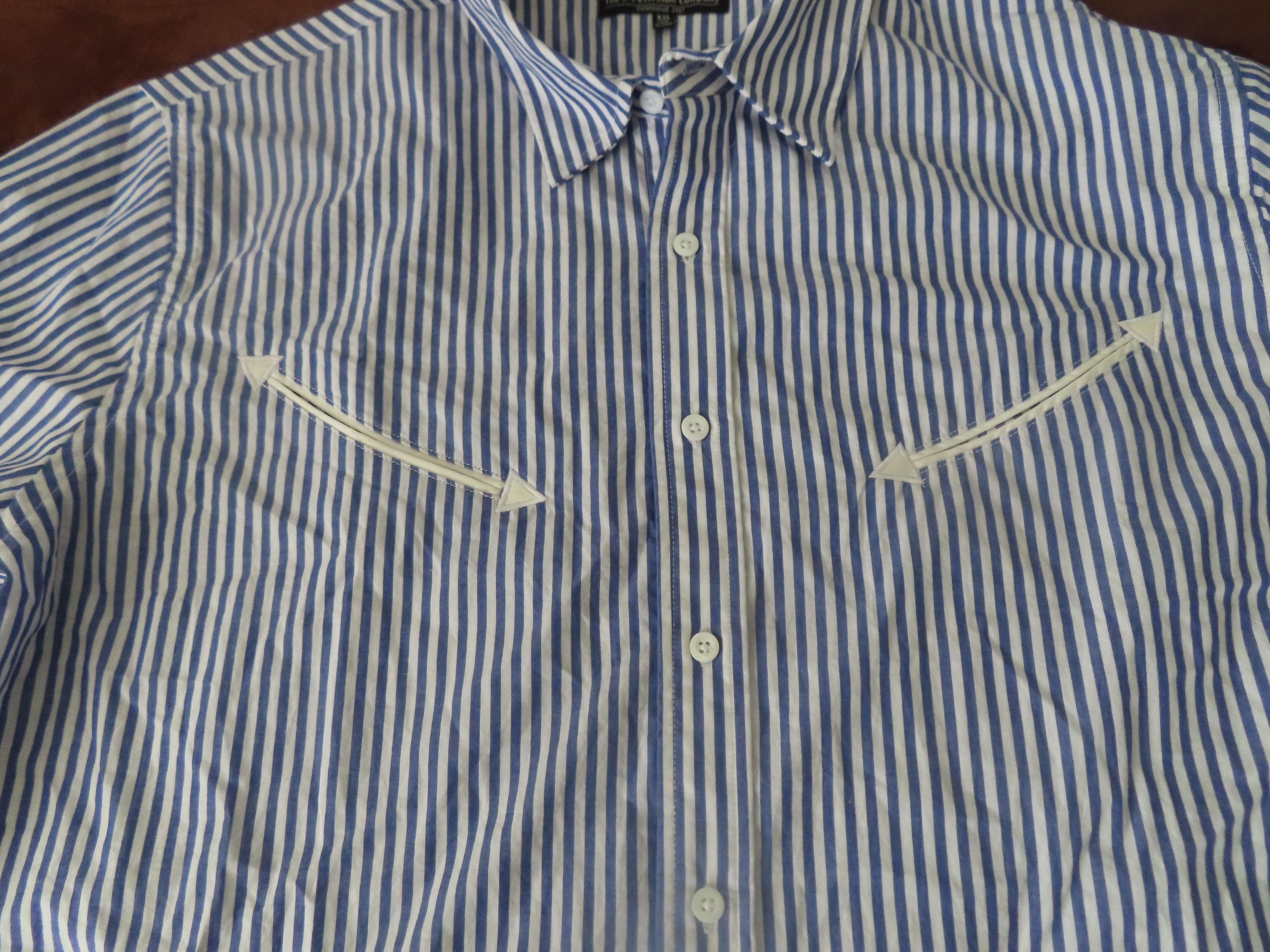 Designer × J. Peterman J. Peterman striped Western Shirt Long Sleeve Cowboy 2XL Size US XXL / EU 58 / 5 - 2 Thumbnail