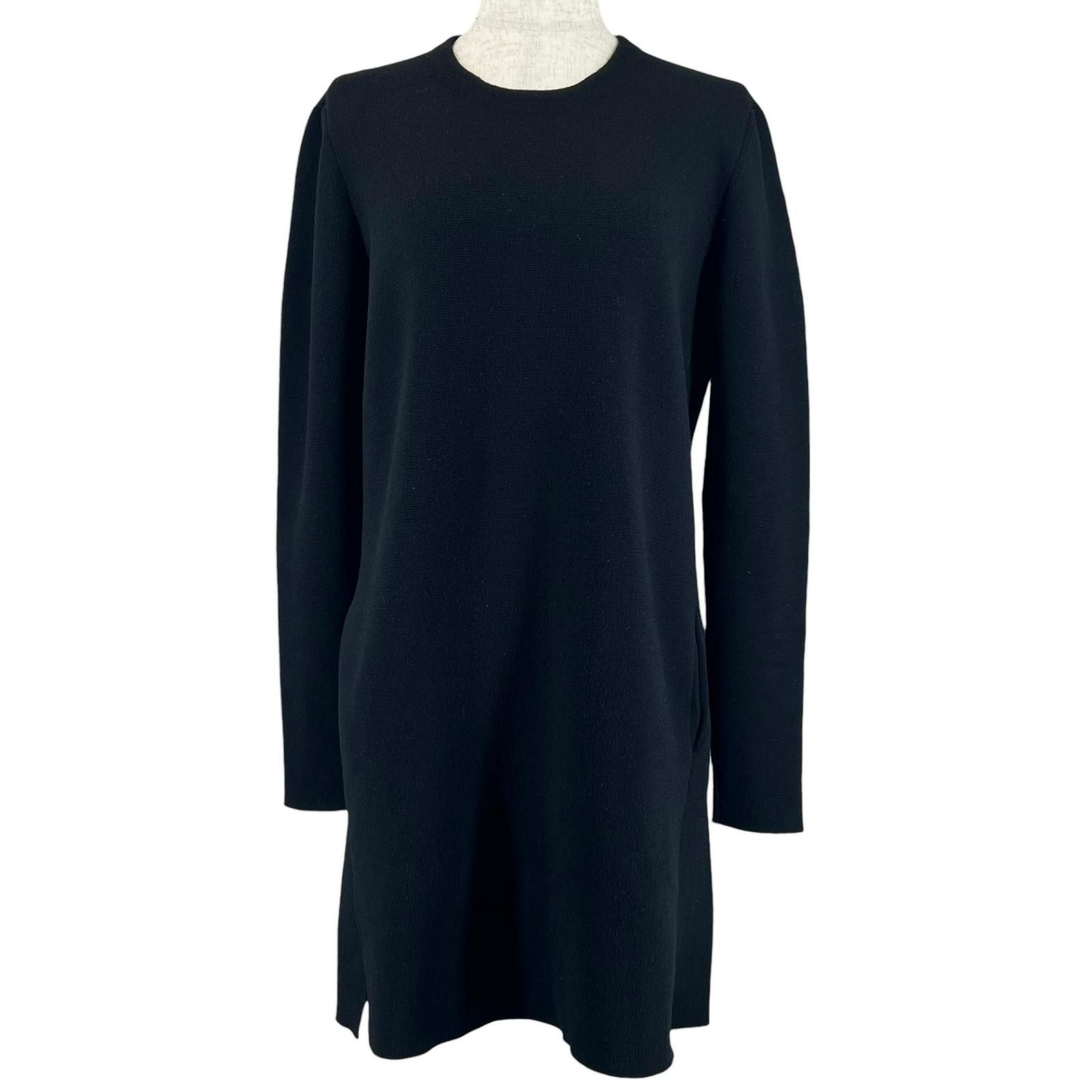 Other Other DRAWER Back Zip Long Sleeve Knit Wool Dress Textile Dresses DUTY FREE for USA Size ONE SIZE - 1 Thumbnail