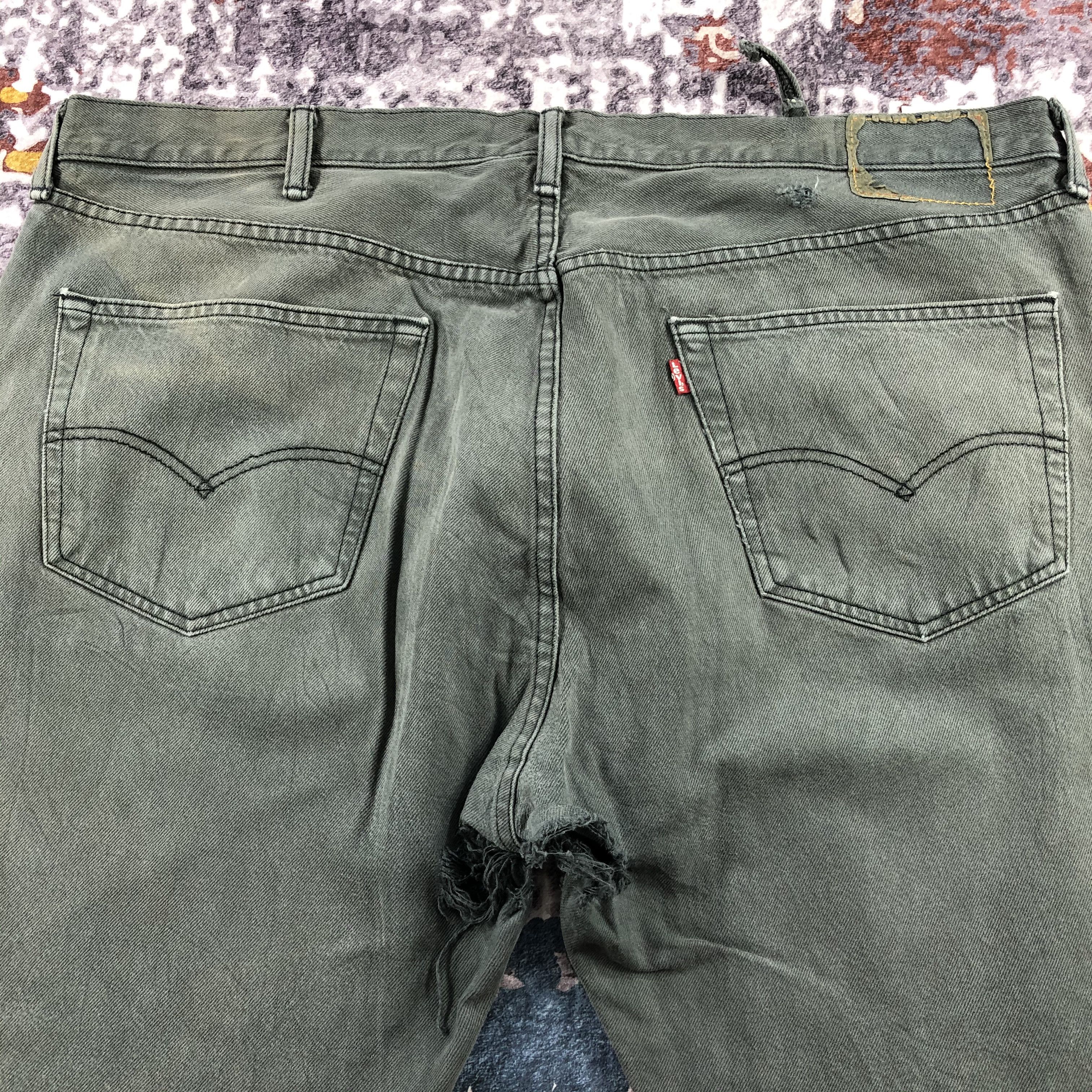 Levi's Vintage Distress Levis 501 Jeans-JM2289 Size US 44 / EU 60 - 5 Thumbnail