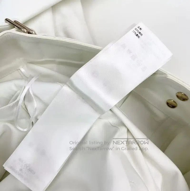 Louis Vuitton Louis Vuitton White Nylon Casual Pants . Size 26" / US 2 / IT 38 - 6 Thumbnail