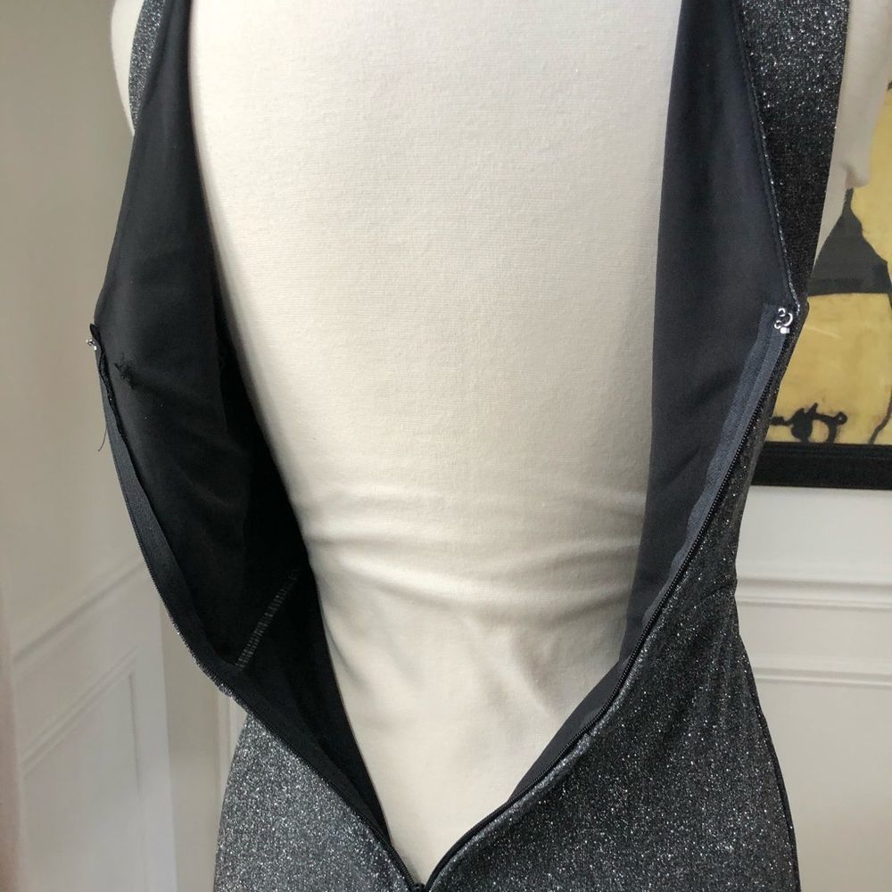 Other Max & Ash Dress Black Silver Glitter NWT M L Size S / US 4 / IT 40 - 2 Thumbnail