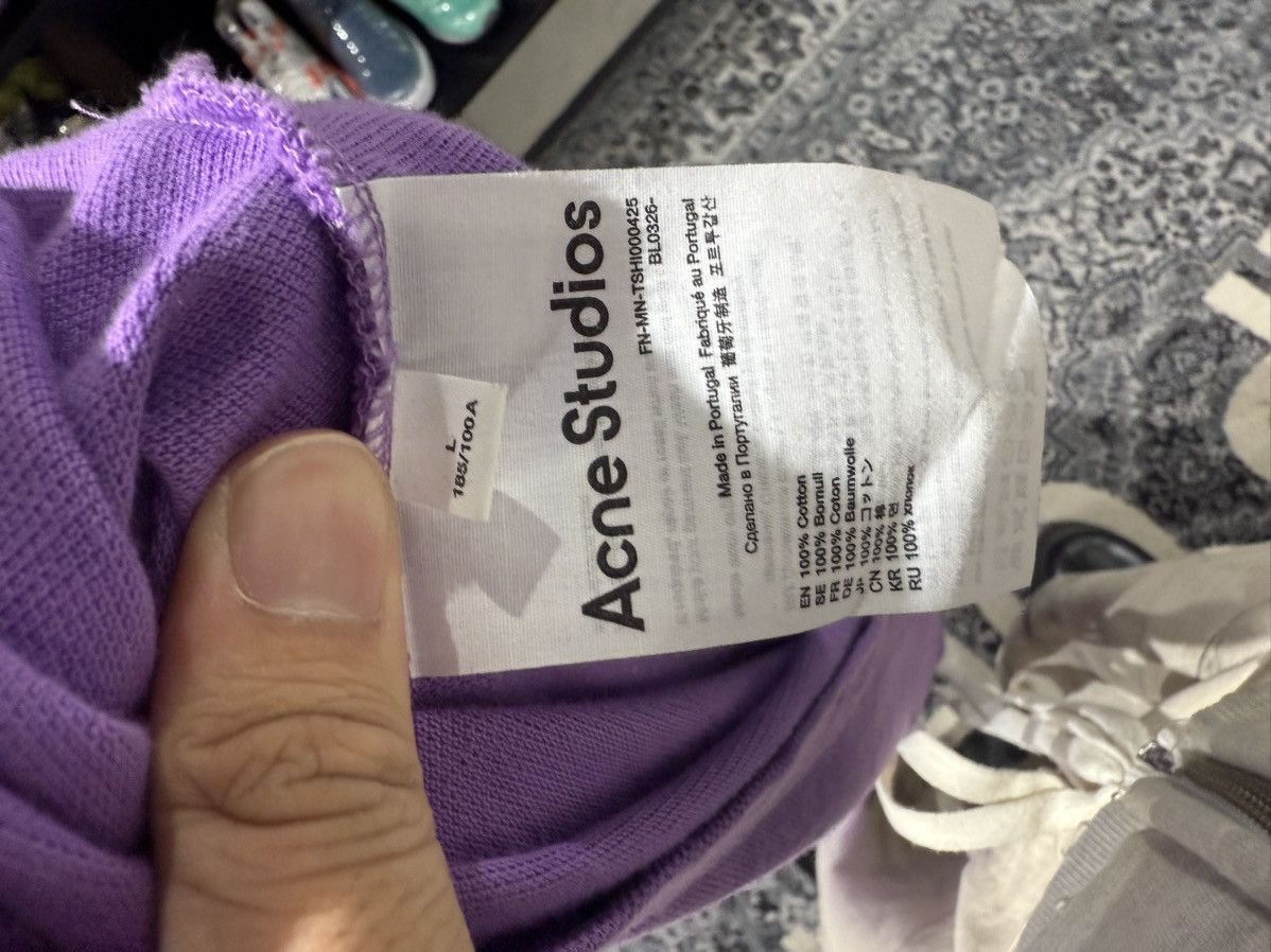 Acne Studios Acne Studios Purple Falco Polo Size US L / EU 52-54 / 3 - 4 Thumbnail